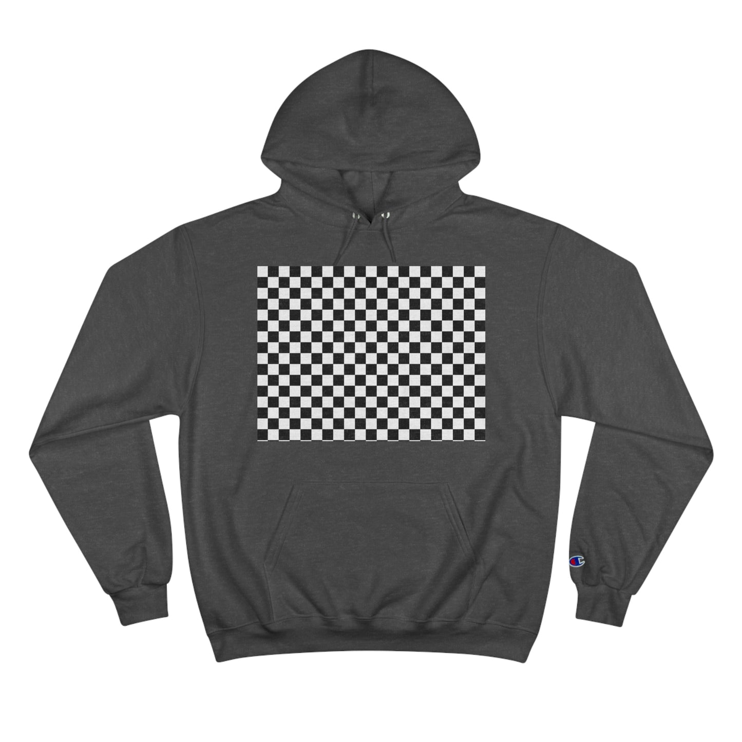 Checkered Flag (No Logo) - Champion Hoodie