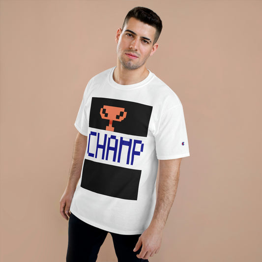 CHAMP Trophy Logo (Pixel) - AI Art - Champion T-Shirt