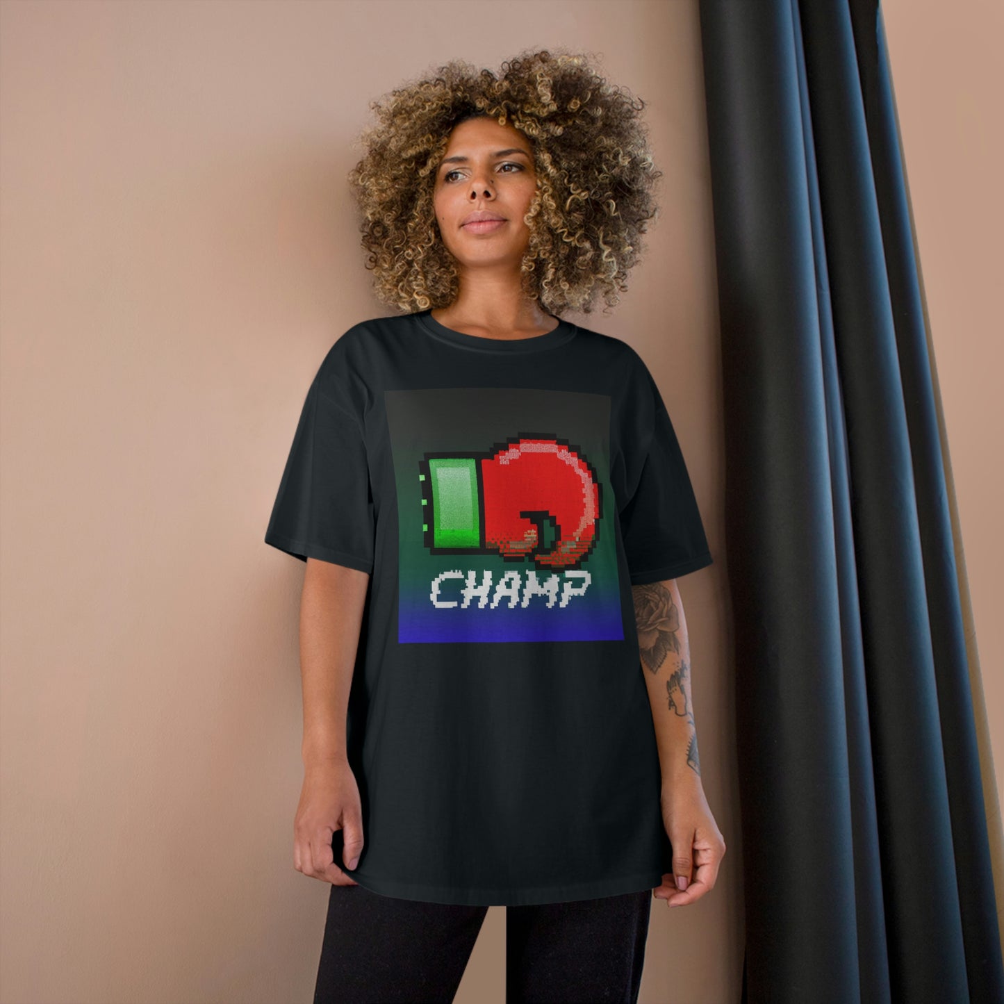 CHAMP 2 - (Alt logo 1) - AI Art - Champion T-Shirt