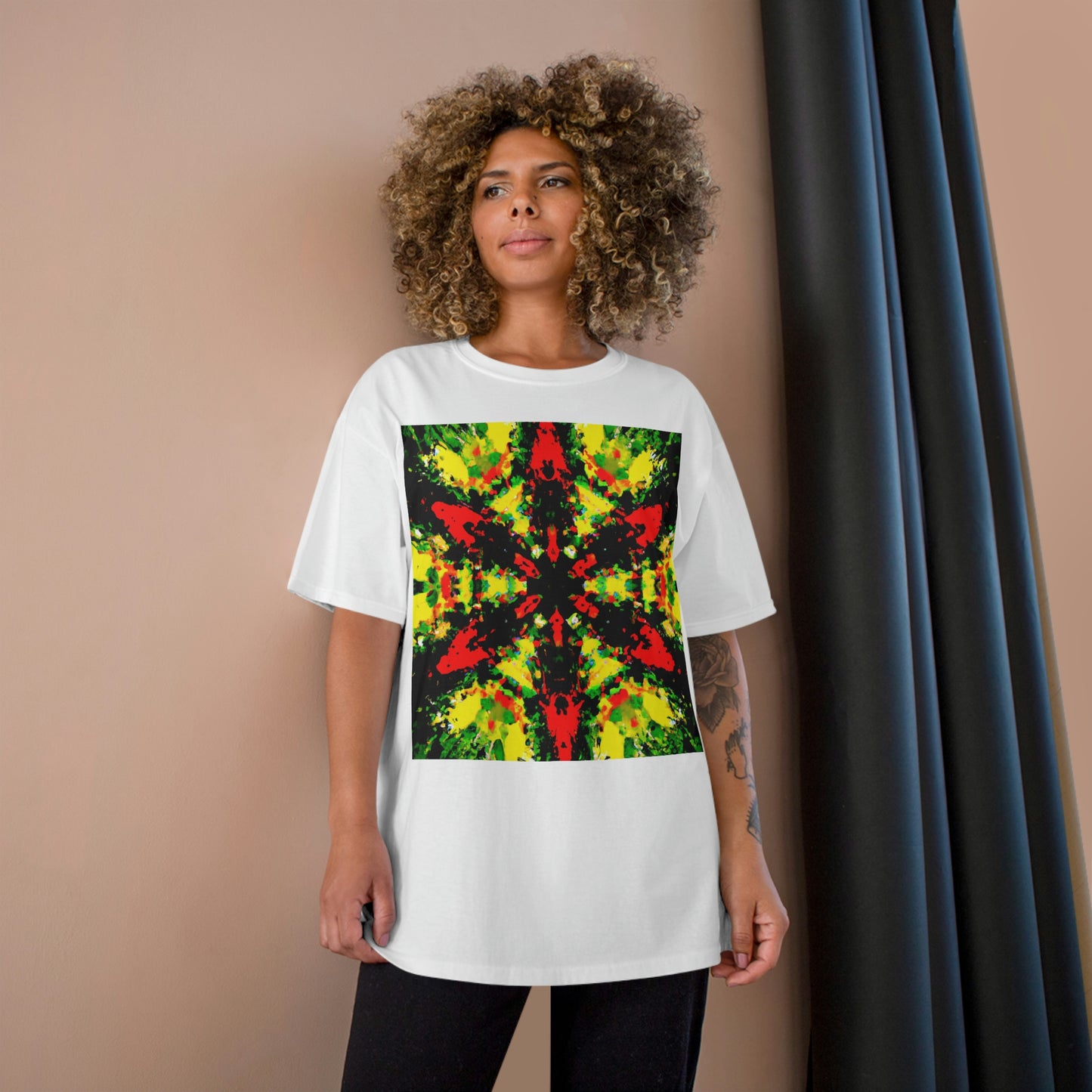 Rasta Star 2 - AI Art - Champion T-Shirt