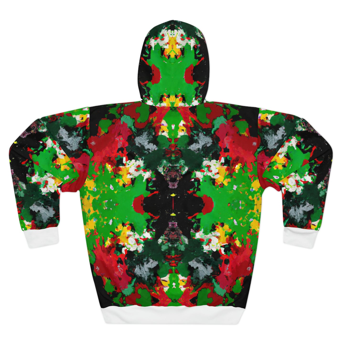 Rasta Kaleidescope 2 - AI Art - Pullover Hoodie