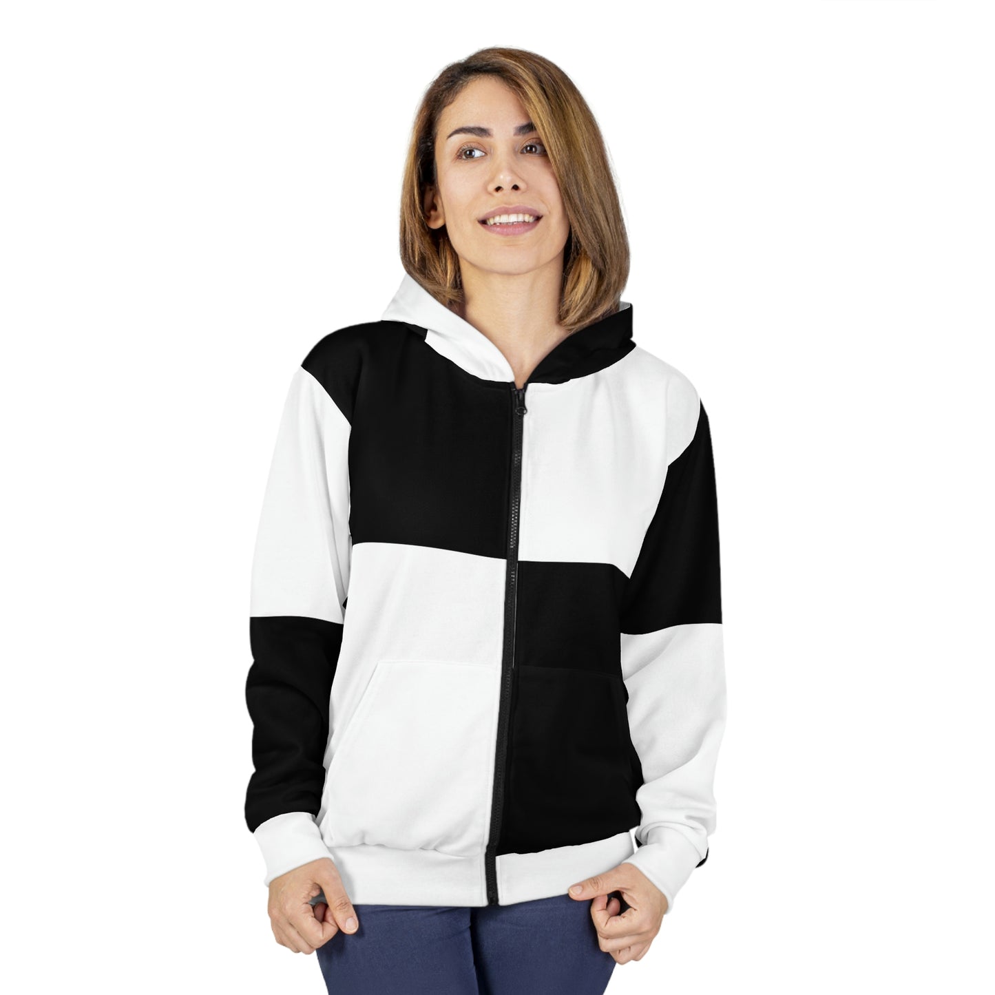 Giant Checkers - Zip Hoodie