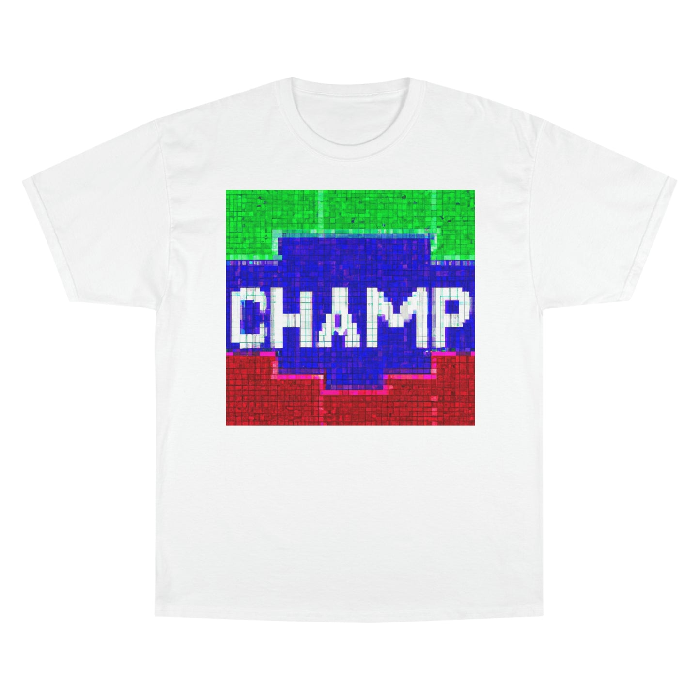 CHAMP (Alt Logo 4 Pixel) - AI Art - Champion T-Shirt