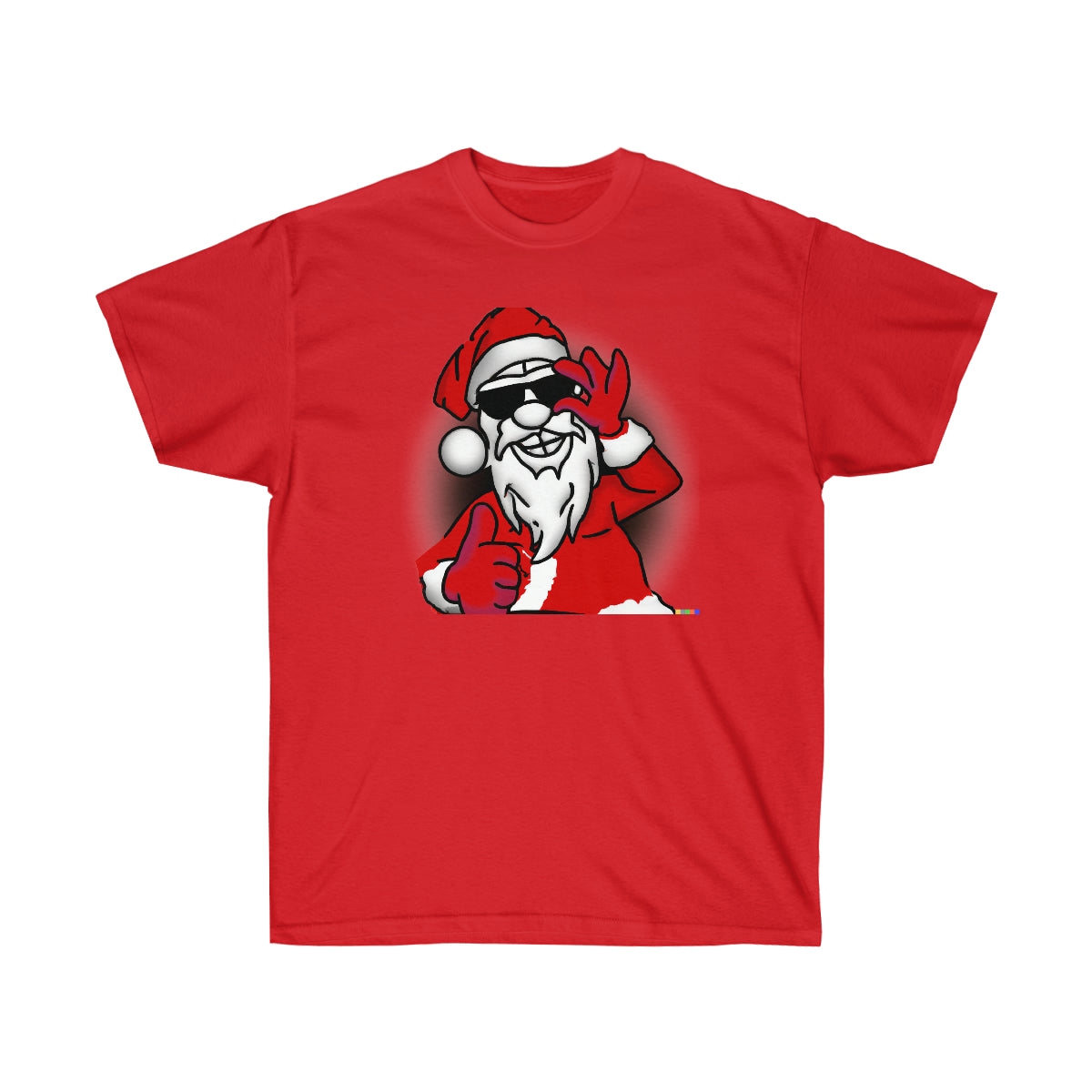 Santa Claus The G - AI Cartoon Art -  Ultra Cotton Tee