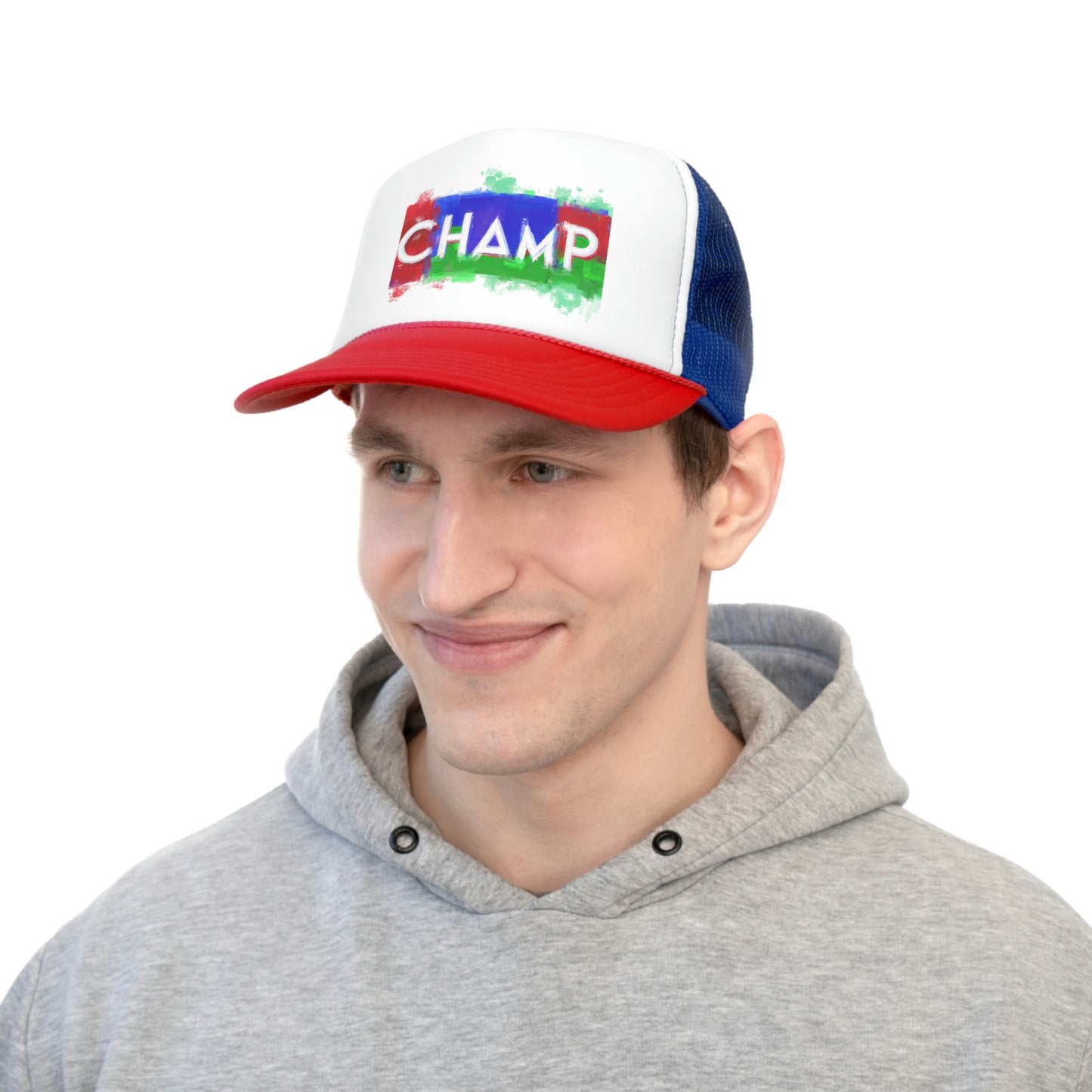 CHAMP 1 (SuperChamp Logo) - OG Style Trucker Hats