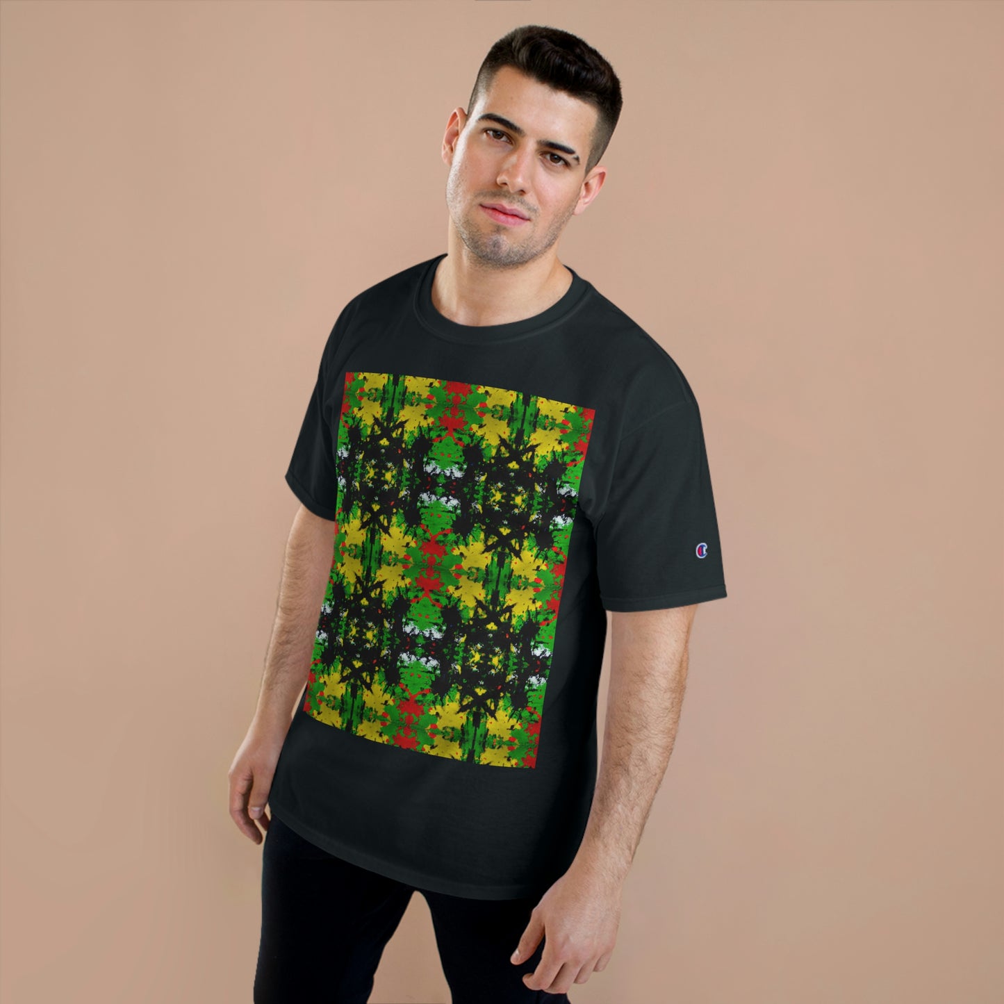 Rasta Star 1 - AI Art - Champion T-Shirt