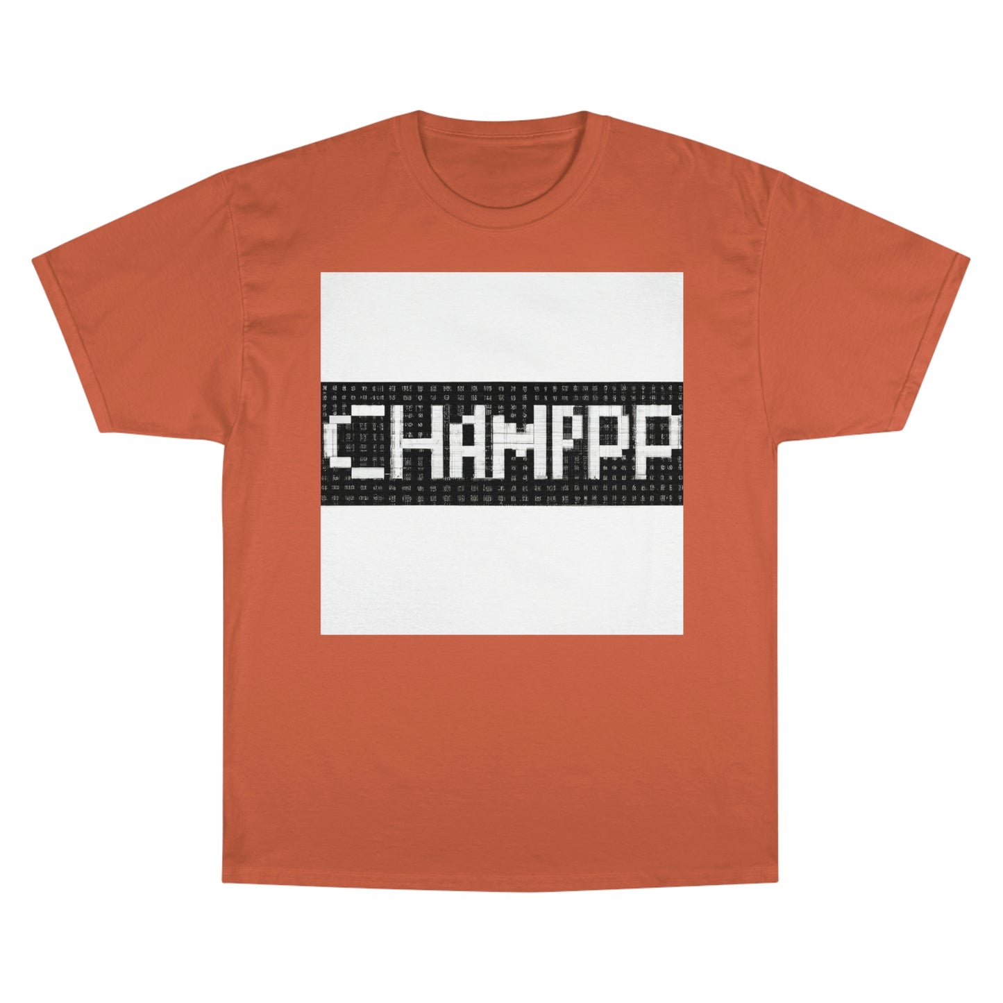 CHAMPPP Logo 11 (Pixel) - AI Art - Champion T-Shirt