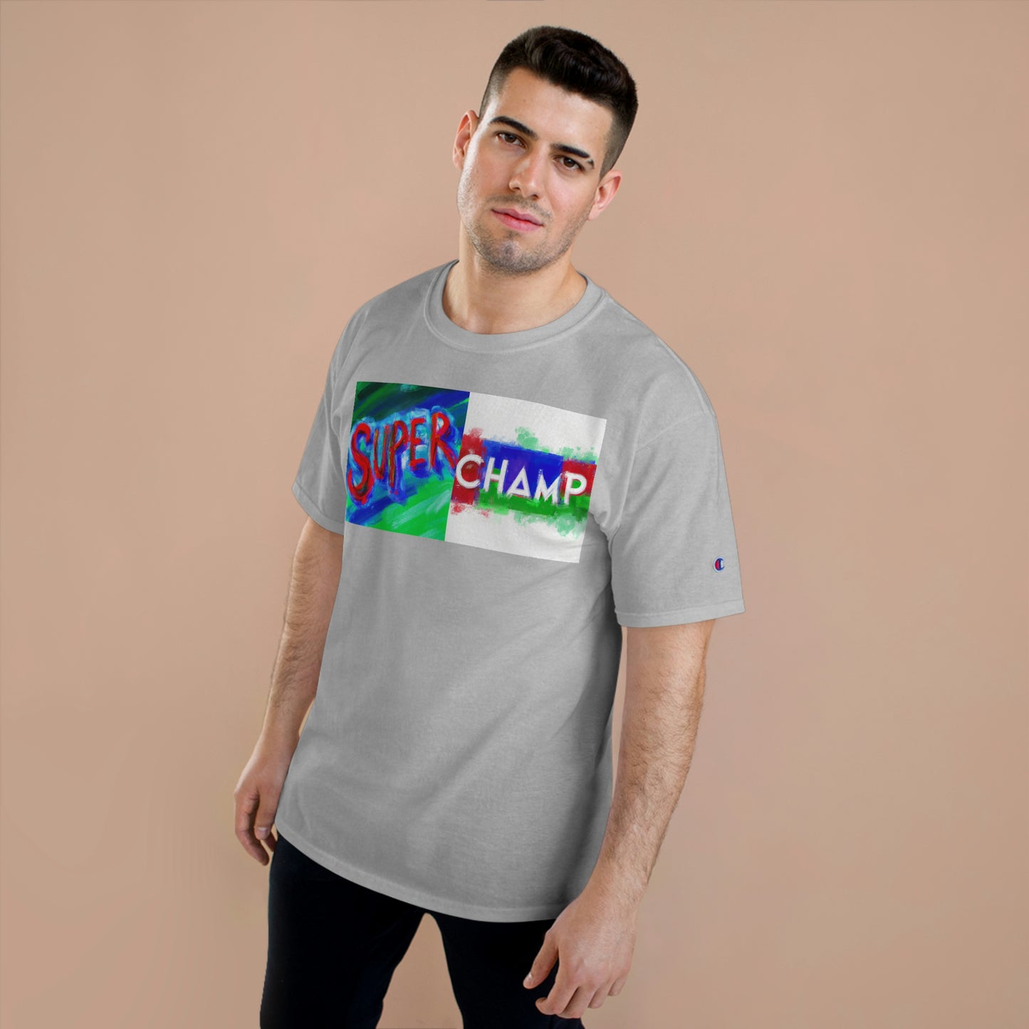 SUPER CHAMP (Main Logo) - AI Art - Champion T-Shirt