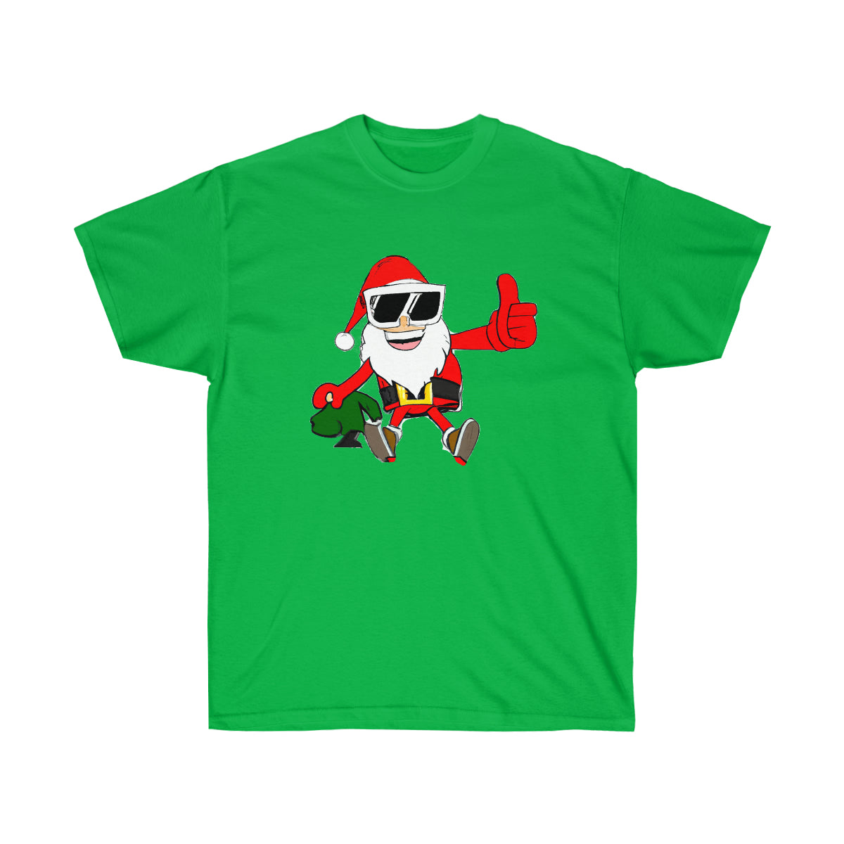 Santa Claus Macho Old Man - AI Cartoon Art - Ultra Cotton Tee