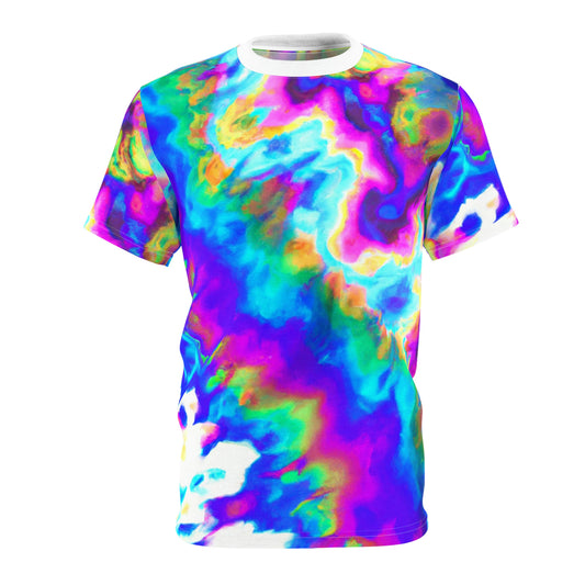 Hyperwave Tie-Dye 3 - AI Art - T-Shirt