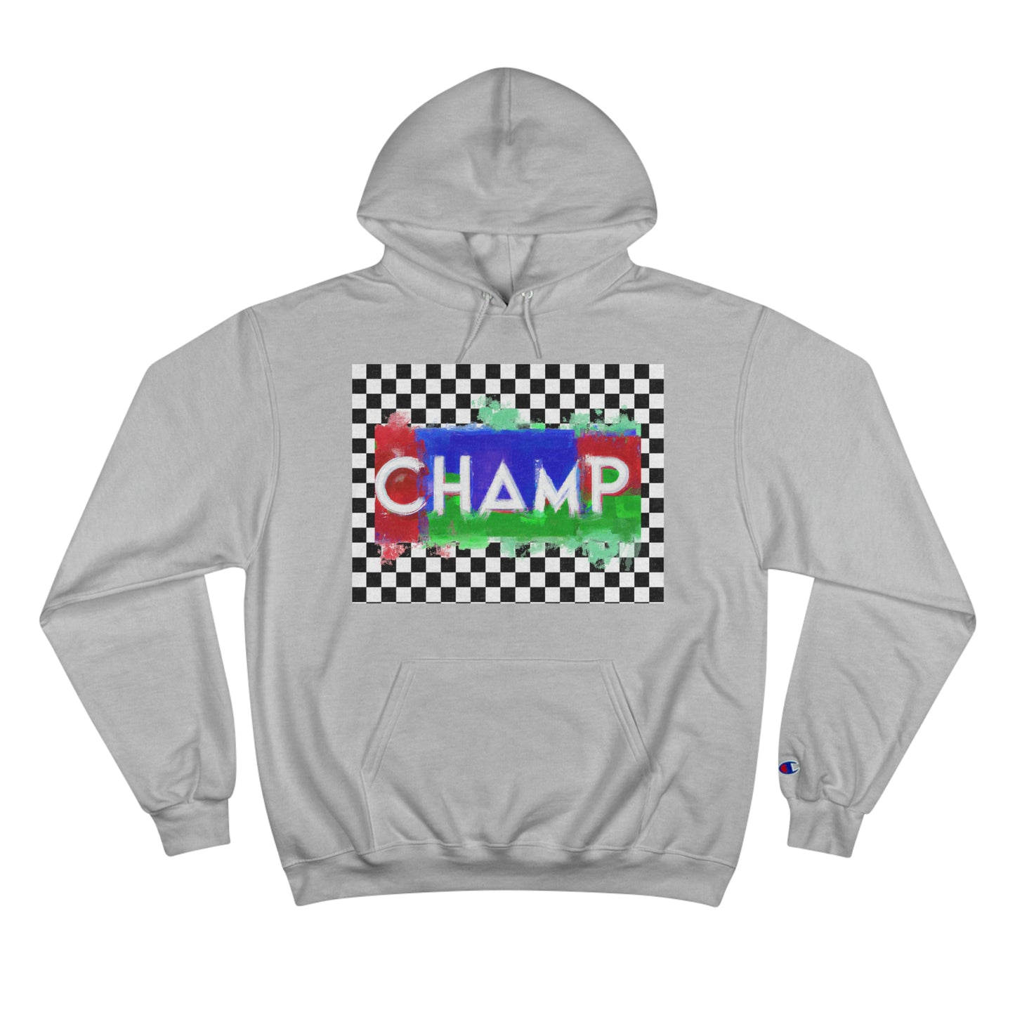 Checkered Flag (CHAMP Logo 1) - Champion Hoodie