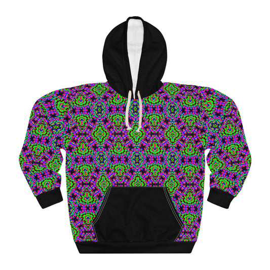 Hyperwave  Fractal 2 - AI Art - Pullover Hoodie