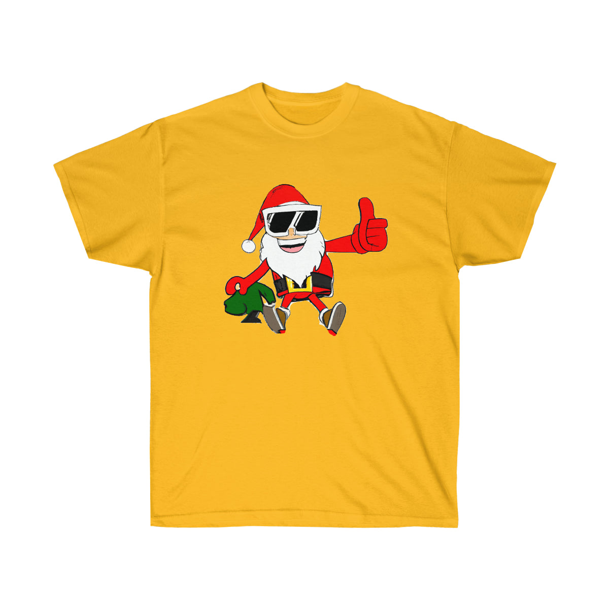 Santa Claus Macho Old Man - AI Cartoon Art - Ultra Cotton Tee