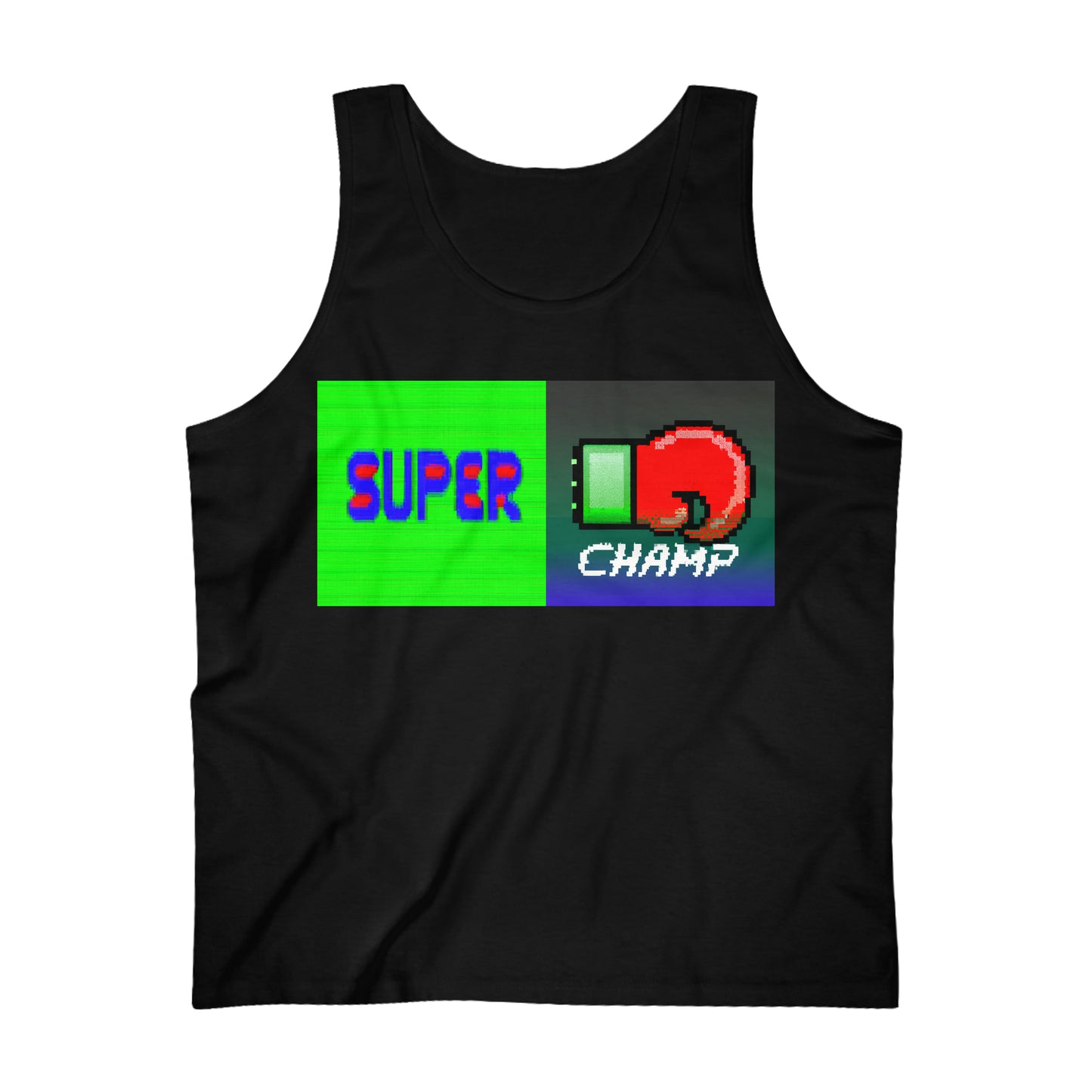 SUPER CHAMP (Alt Logo 1) - AI Art - Men's Ultra Cotton Tank Top