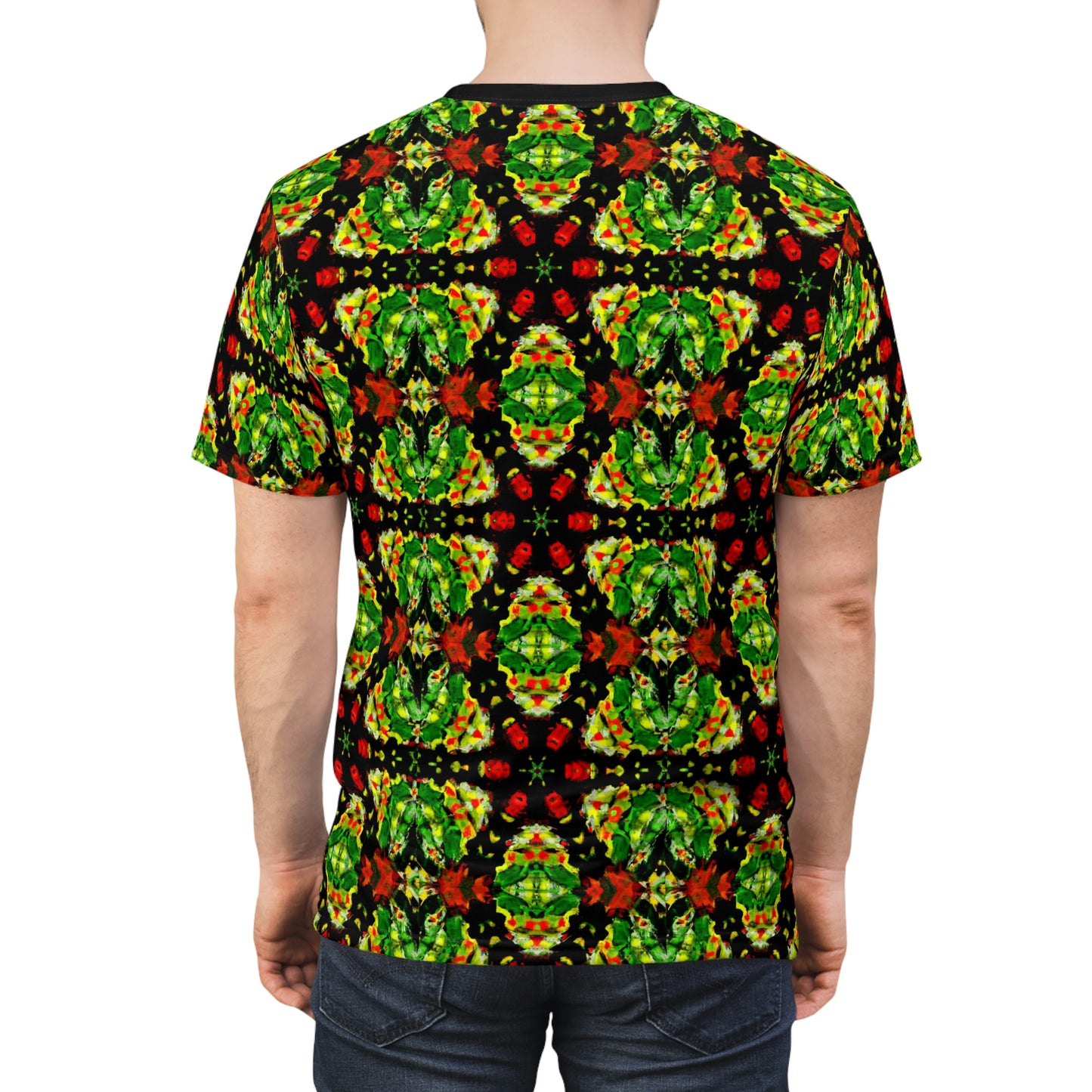 Rasta Star 3 - AI Art - T-Shirt