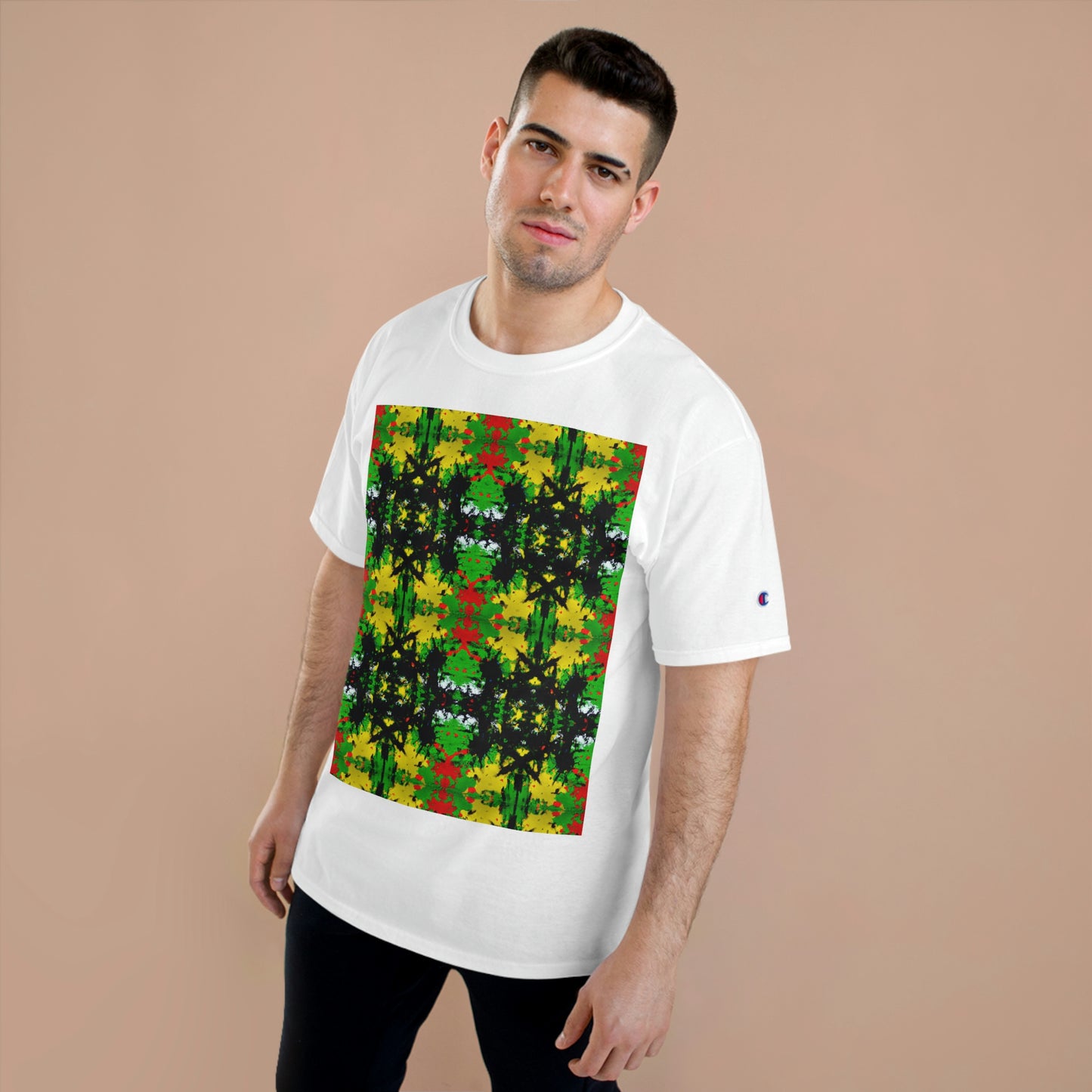 Rasta Star 1 - AI Art - Champion T-Shirt