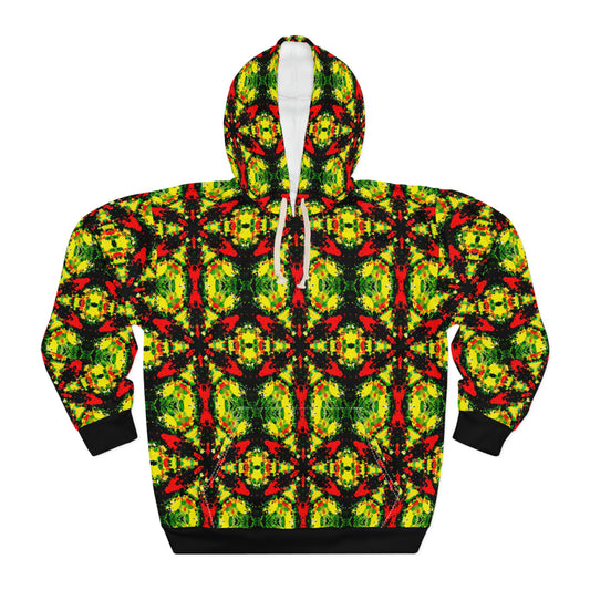 Rasta Star 2 - AI Art - Pullover Hoodie