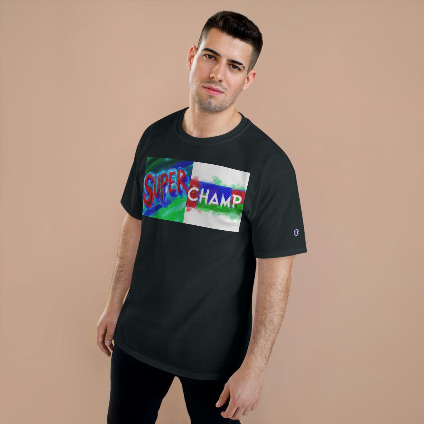 SUPER CHAMP (Main Logo) - AI Art - Champion T-Shirt