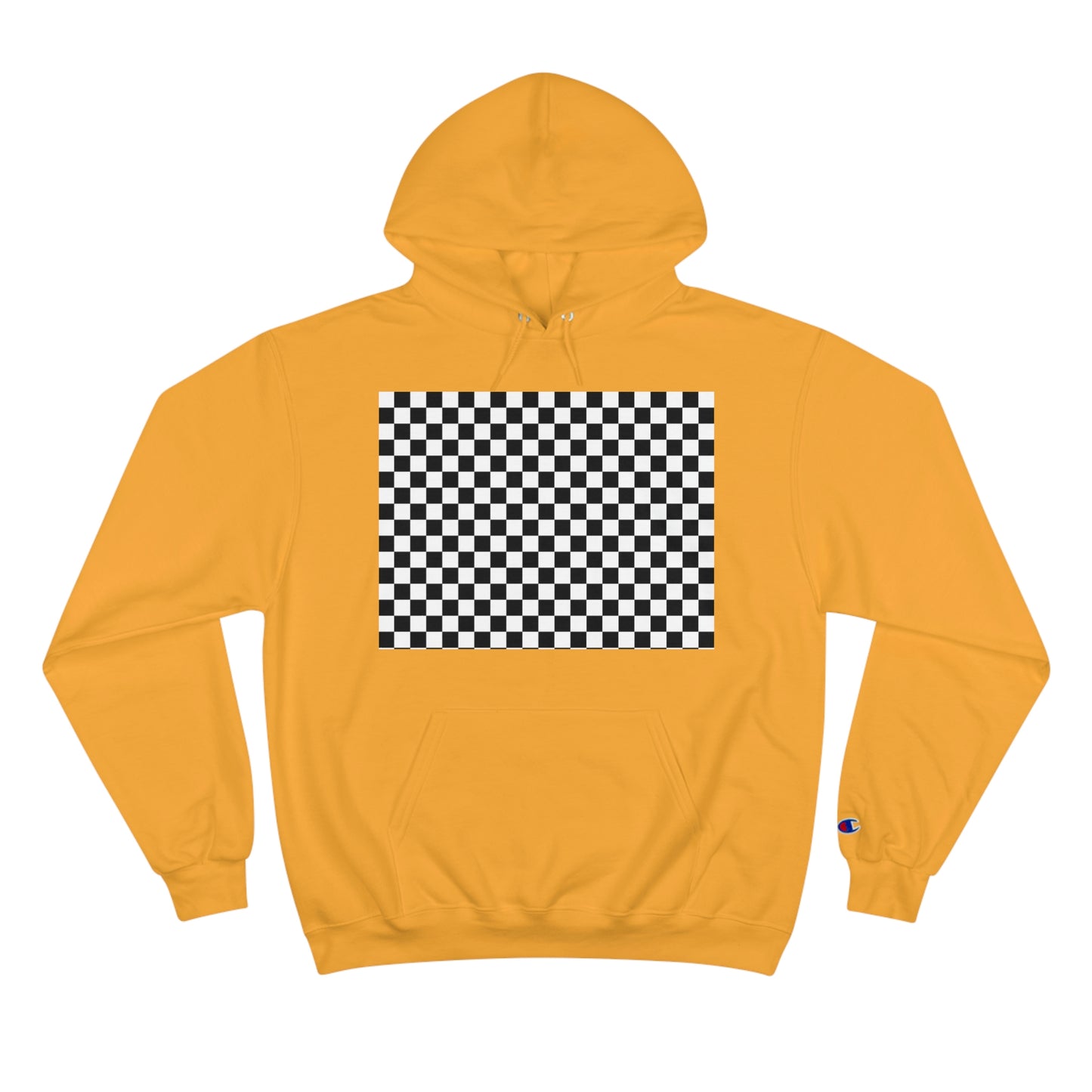 Checkered Flag (No Logo) - Champion Hoodie