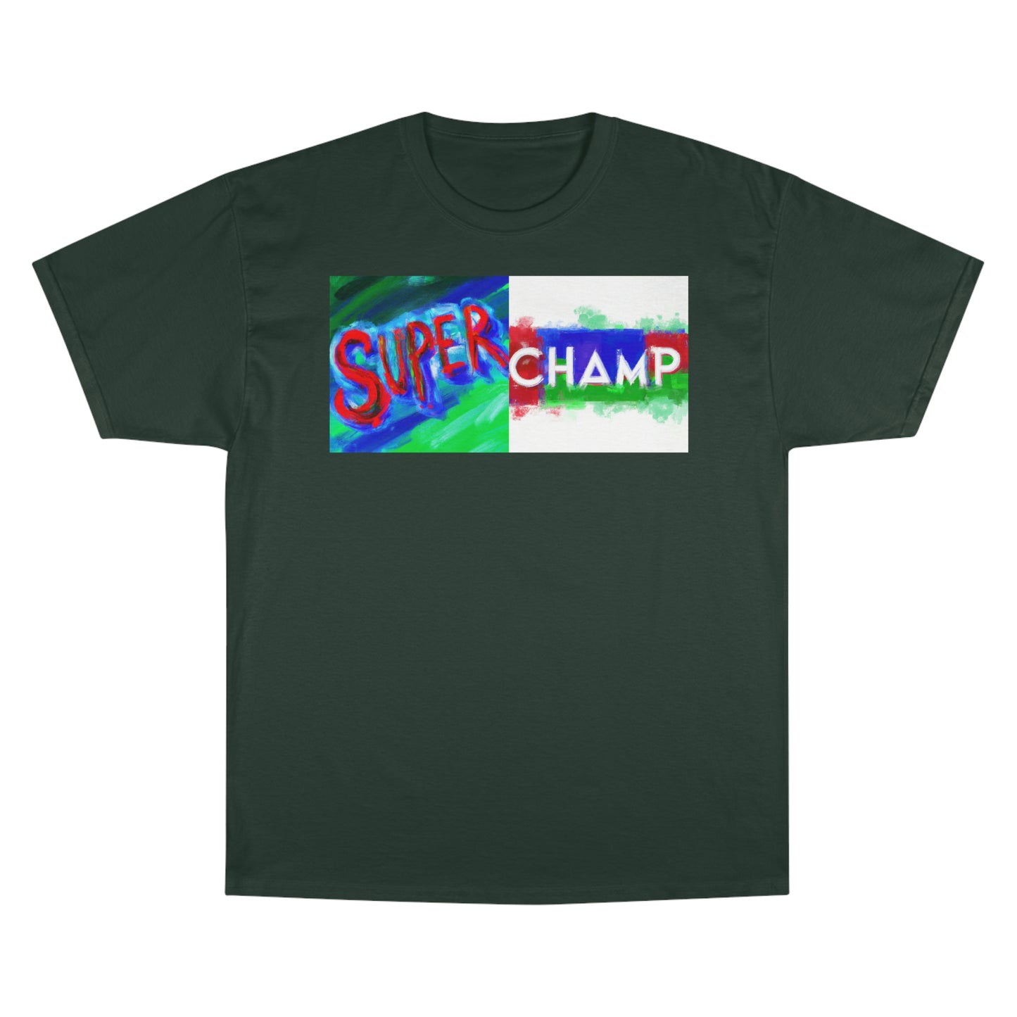 SUPER CHAMP (Main Logo) - AI Art - Champion T-Shirt