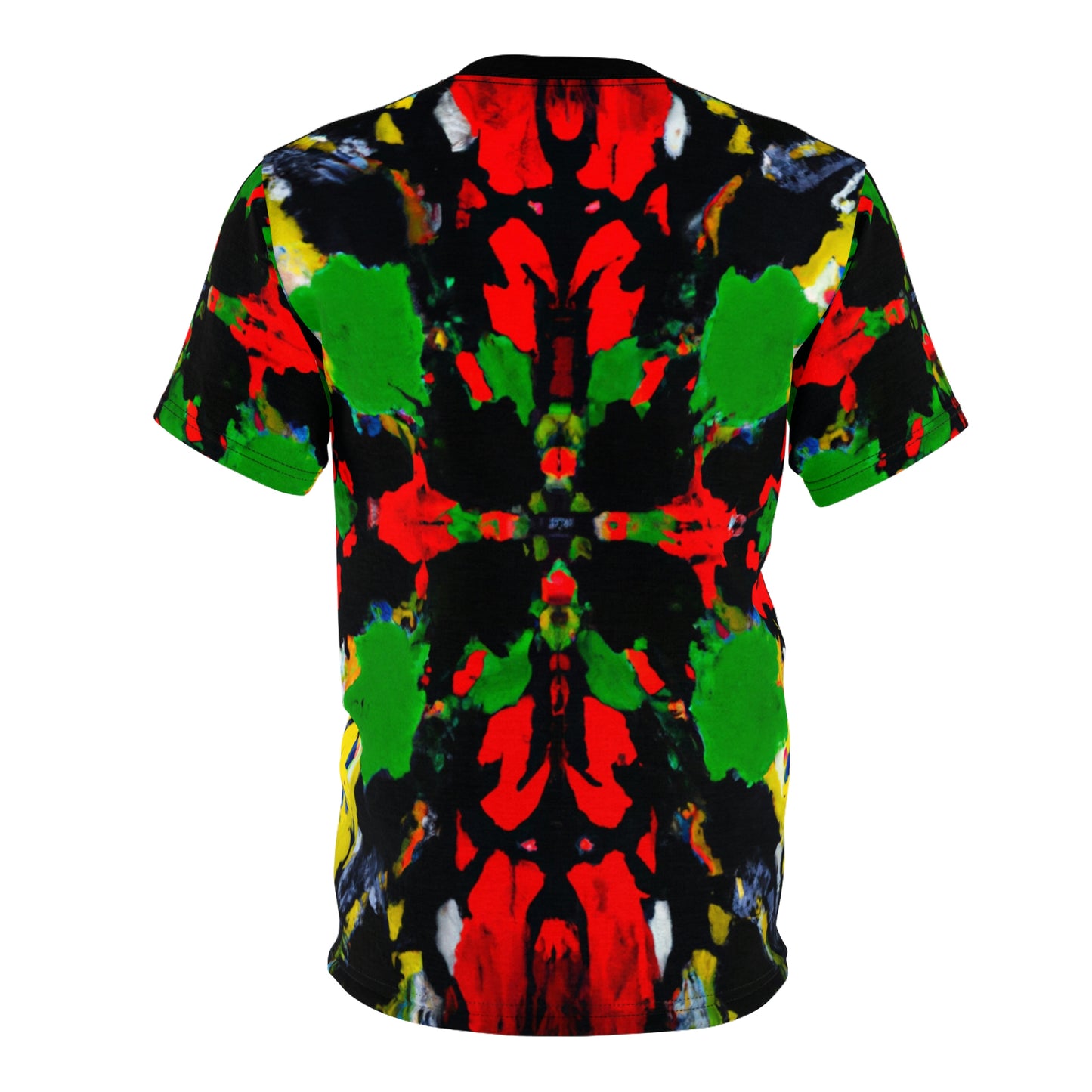 Rasta Quad Symmetry 1 - AI Art - T-Shirt