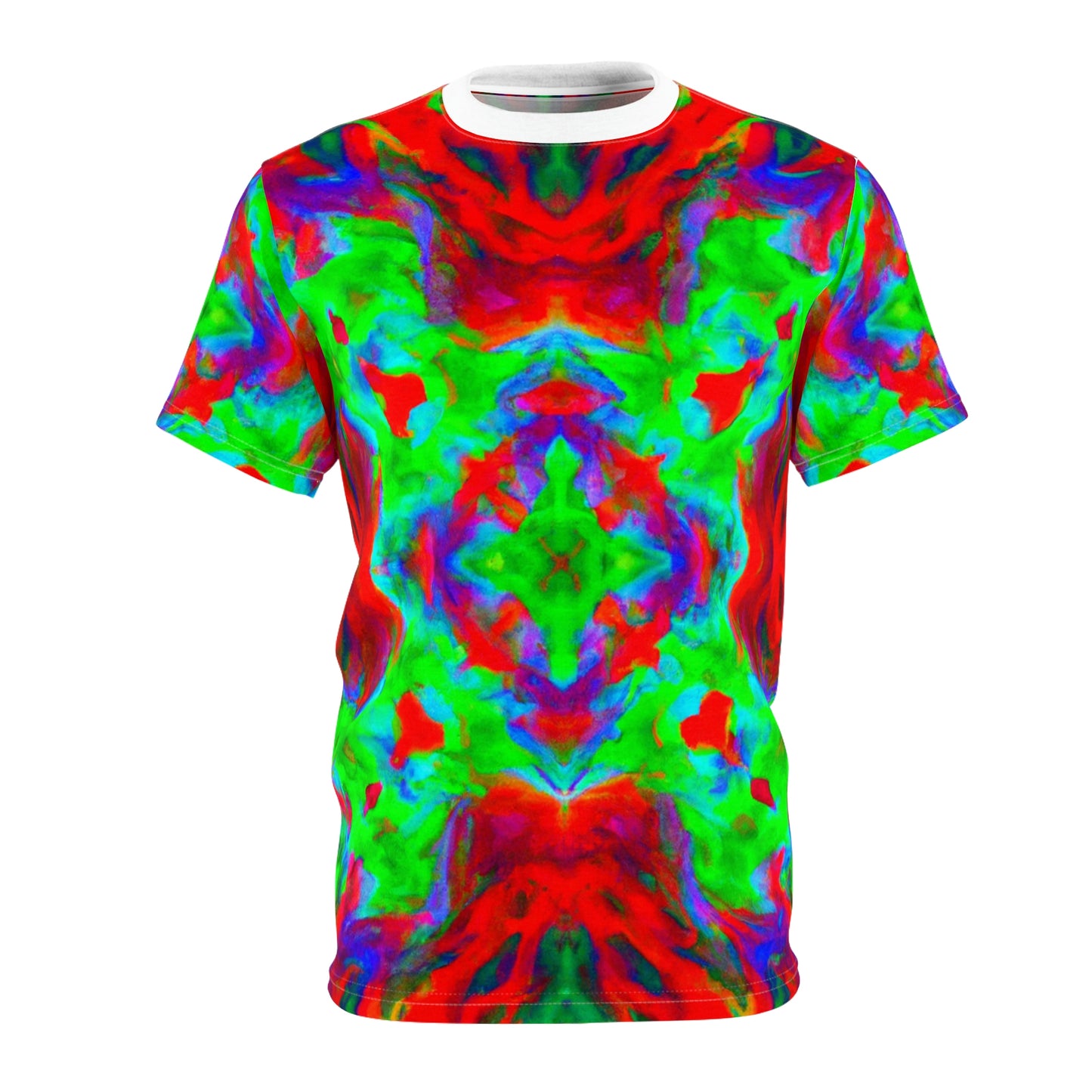 Hyperwave Tie-Dye 7 - AI Art - T-Shirt