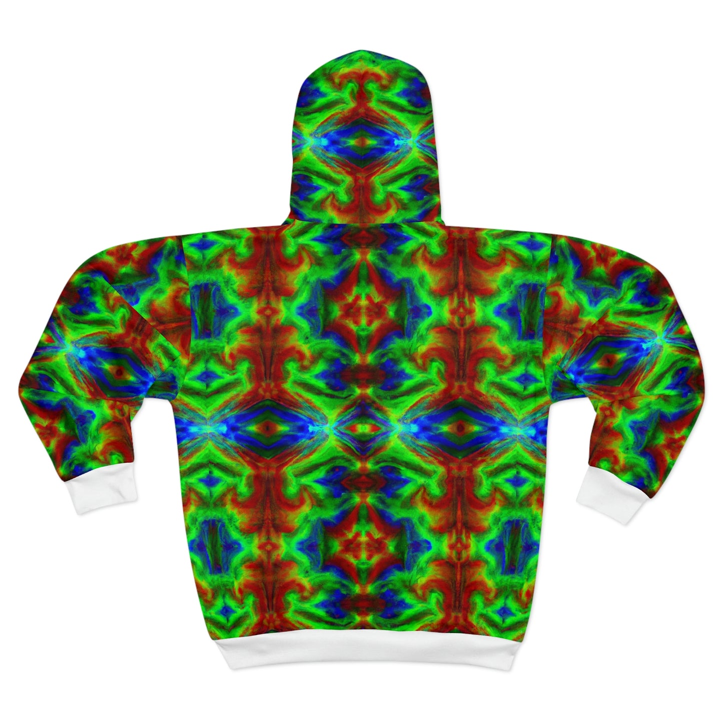 Hyperwave Deemster 1 - AI Art - Zip Hoodie