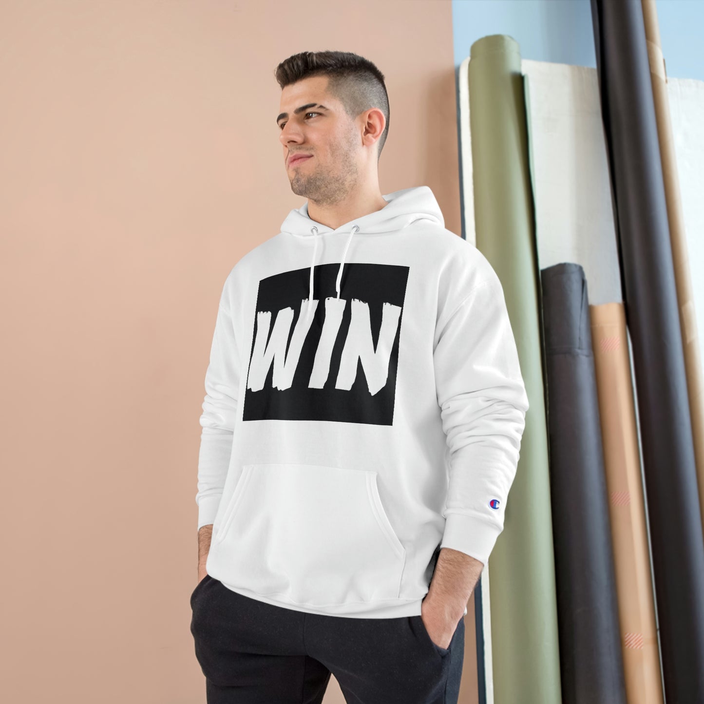 WIN - AI Art - Champion Hoodie