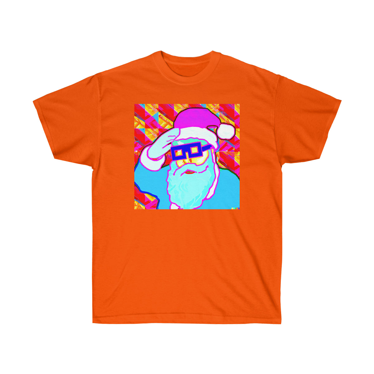 Santa Claus - Vaporwave AI Art - Ultra Cotton Tee