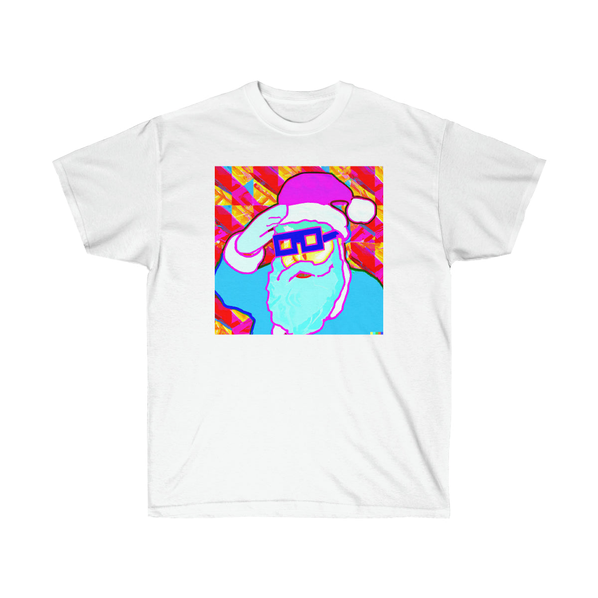 Santa Claus - Vaporwave AI Art - Ultra Cotton Tee