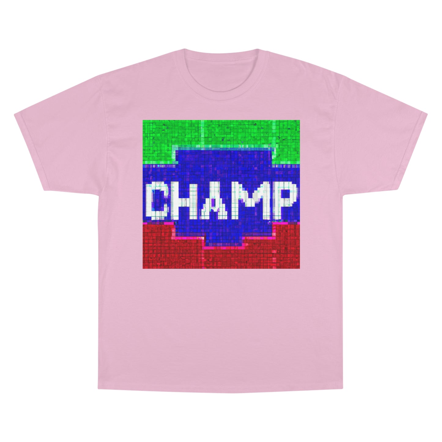 CHAMP (Alt Logo 4 Pixel) - AI Art - Champion T-Shirt