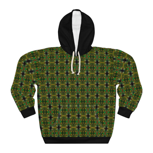 RastaX 1 (Black Hood) - AI Art - Pullover Hoodie