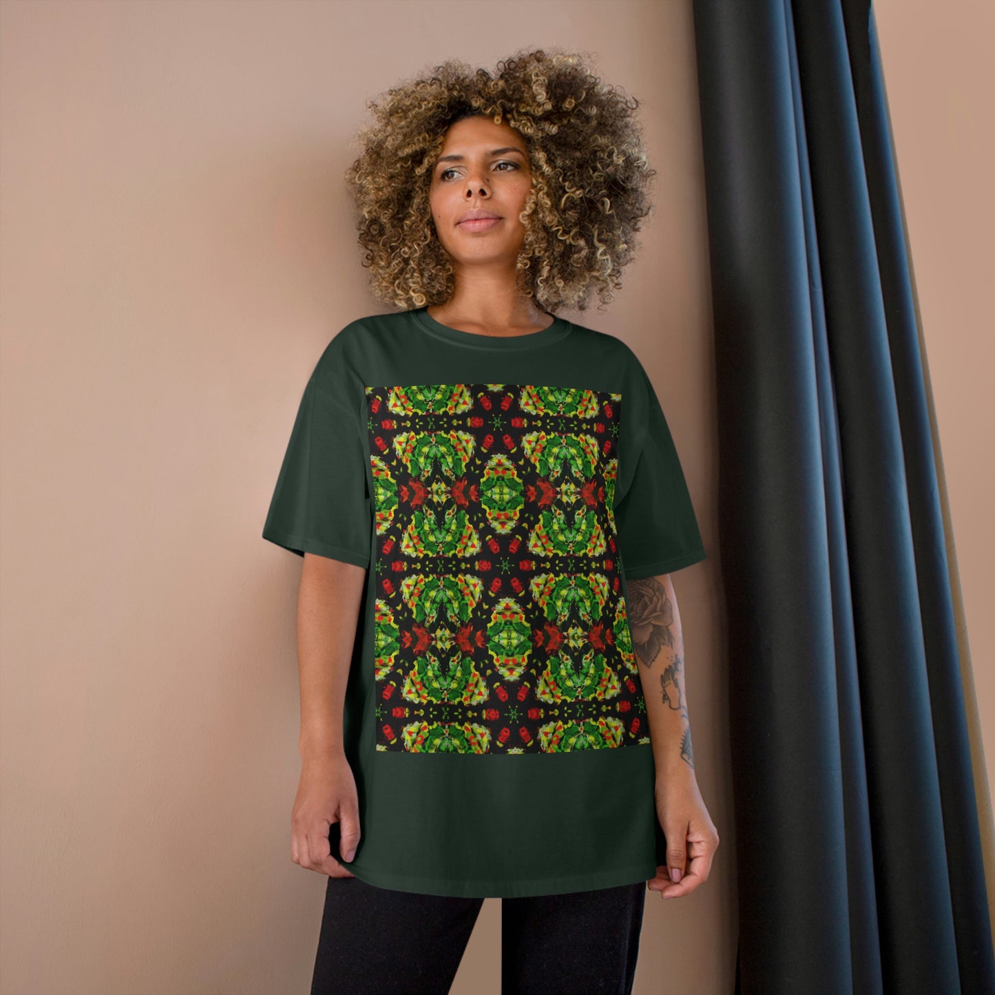 Rasta Star 3 - AI Art - Champion T-Shirt