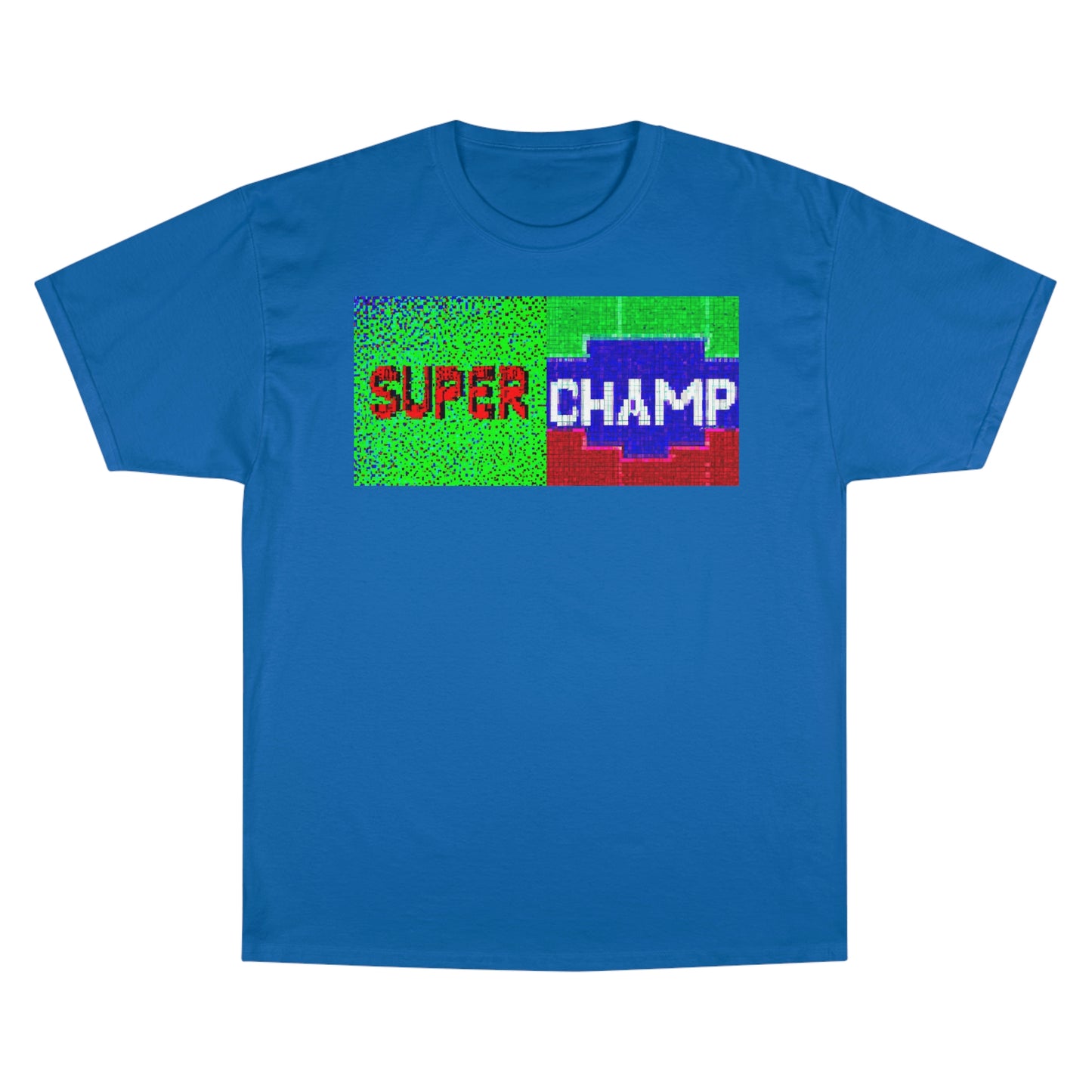 SUPER CHAMP (Alt Logo 2) - AI Art - Champion T-Shirt