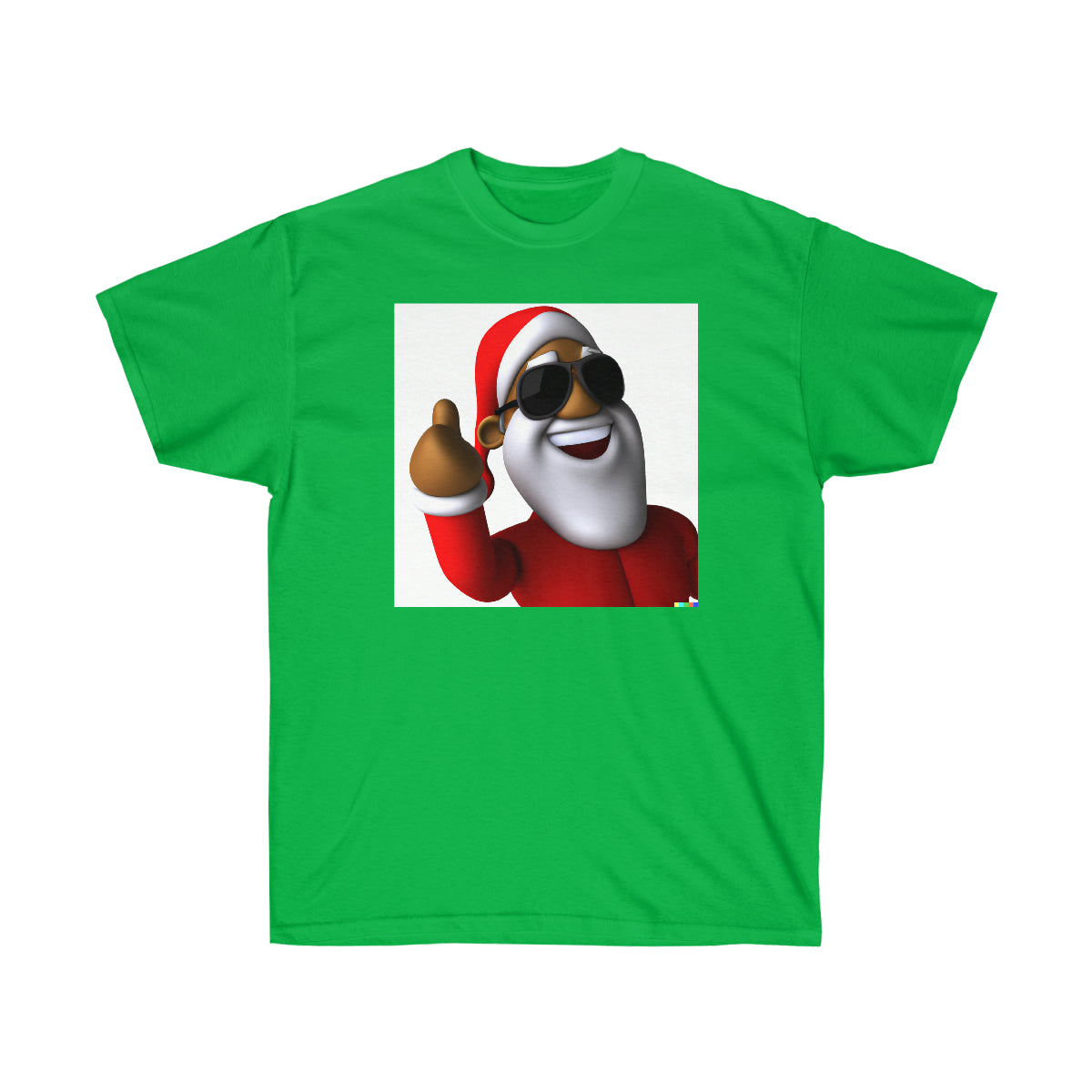 Santa's Got Soul - AI Cartoon Art - Ultra Cotton Tee