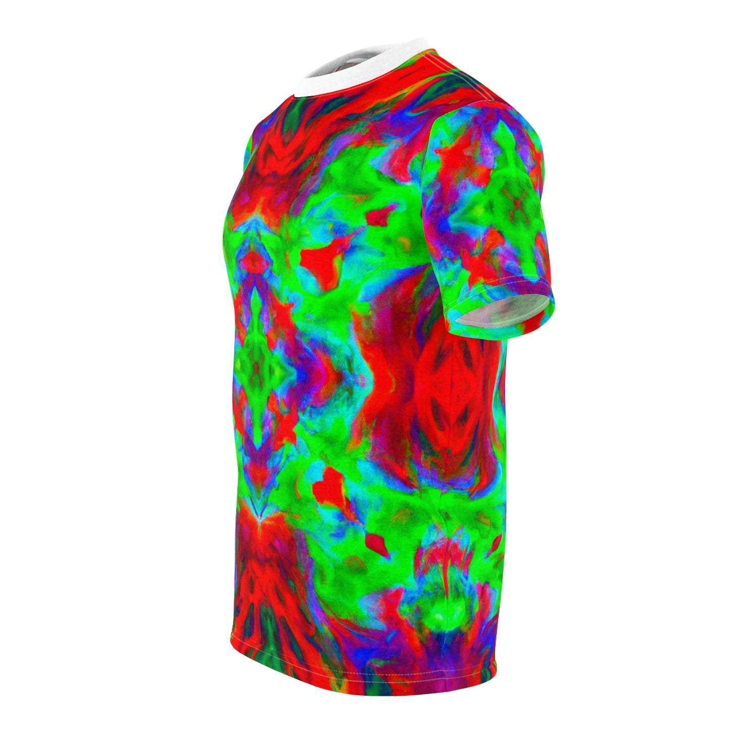 Hyperwave Tie-Dye 7 - AI Art - T-Shirt