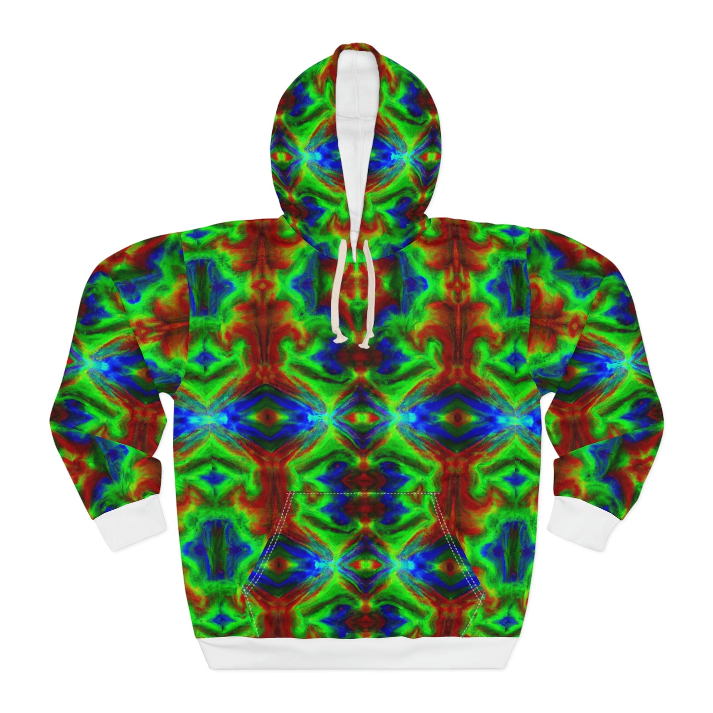 Hyperwave Deemster 1 - AI Art - Pullover Hoodie