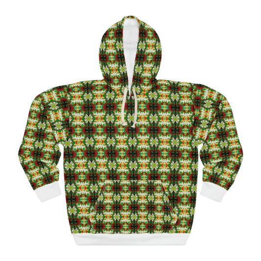 Rasta Kaleidescope 1 - AI Art - Pullover Hoodie