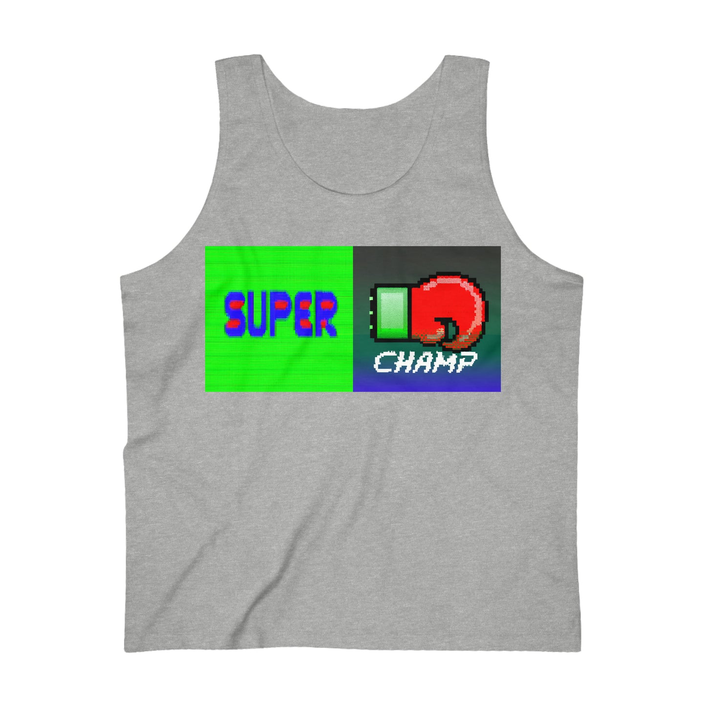 SUPER CHAMP (Alt Logo 1) - AI Art - Men's Ultra Cotton Tank Top