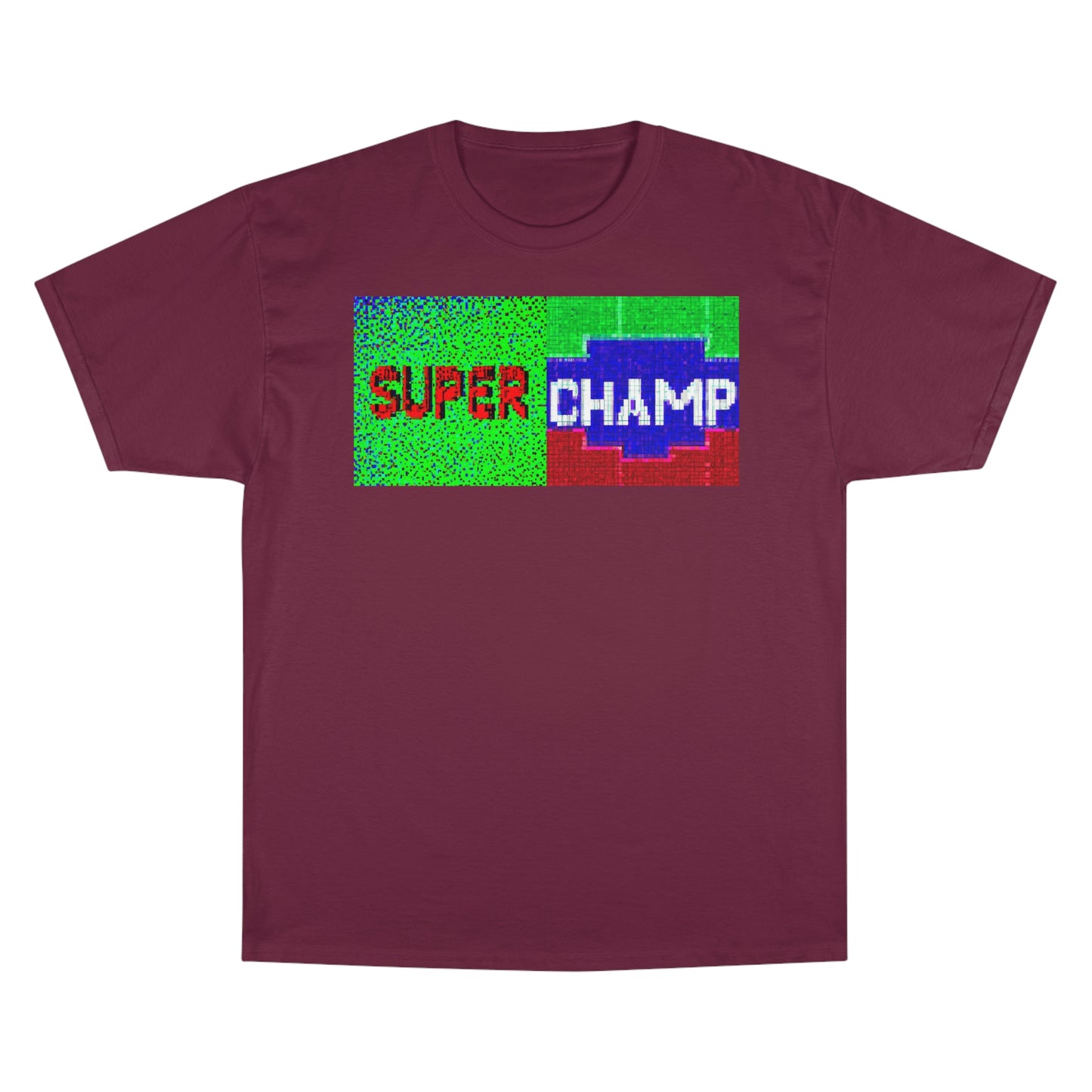 SUPER CHAMP (Alt Logo 2) - AI Art - Champion T-Shirt