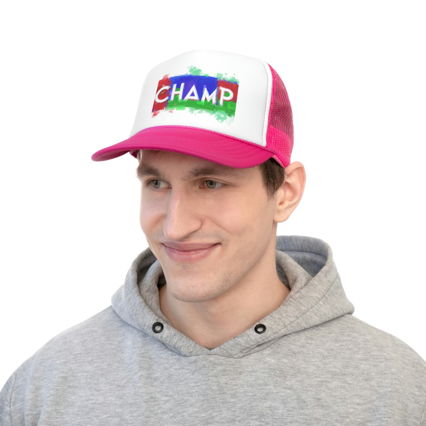 CHAMP 1 (SuperChamp Logo) - OG Style Trucker Hats