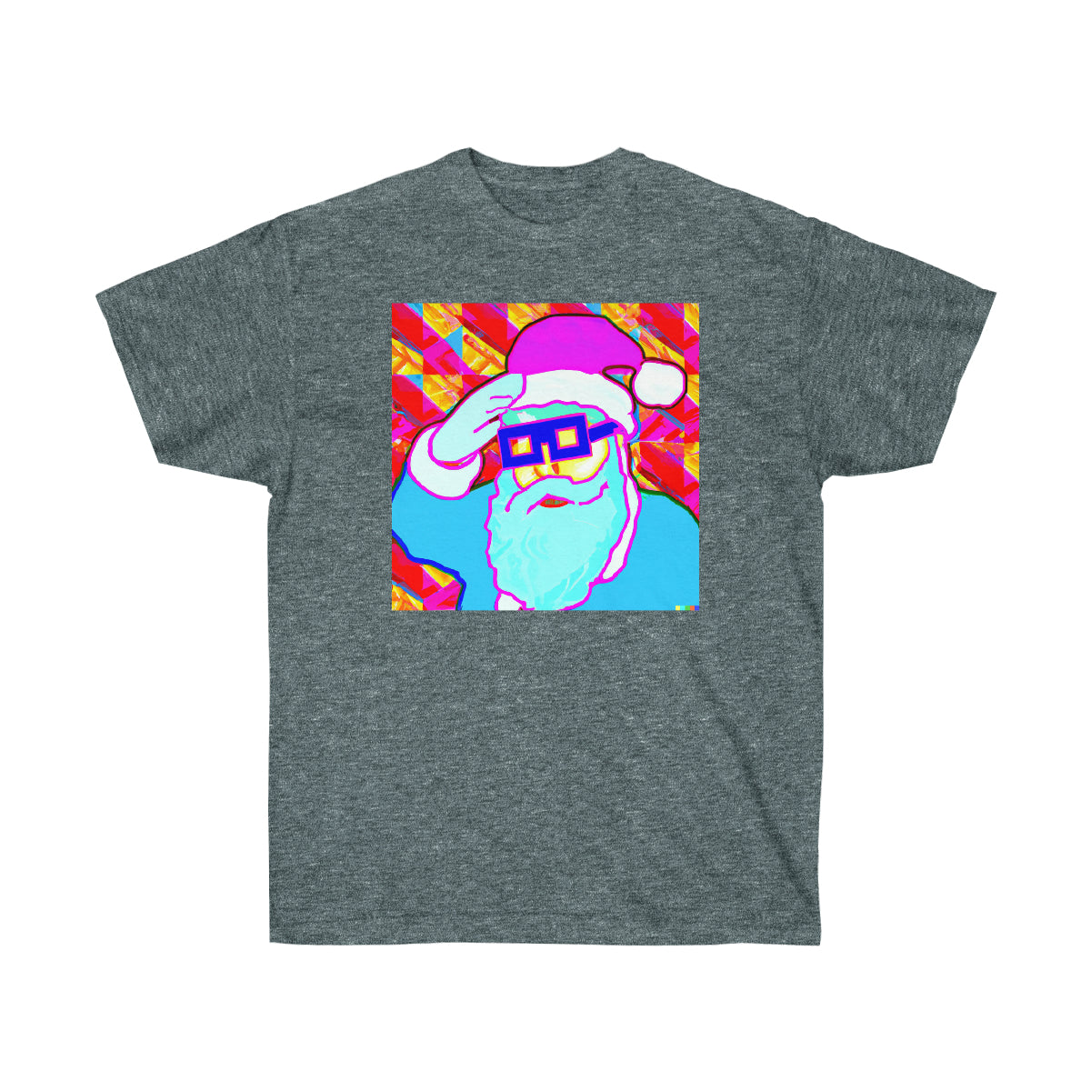 Santa Claus - Vaporwave AI Art - Ultra Cotton Tee