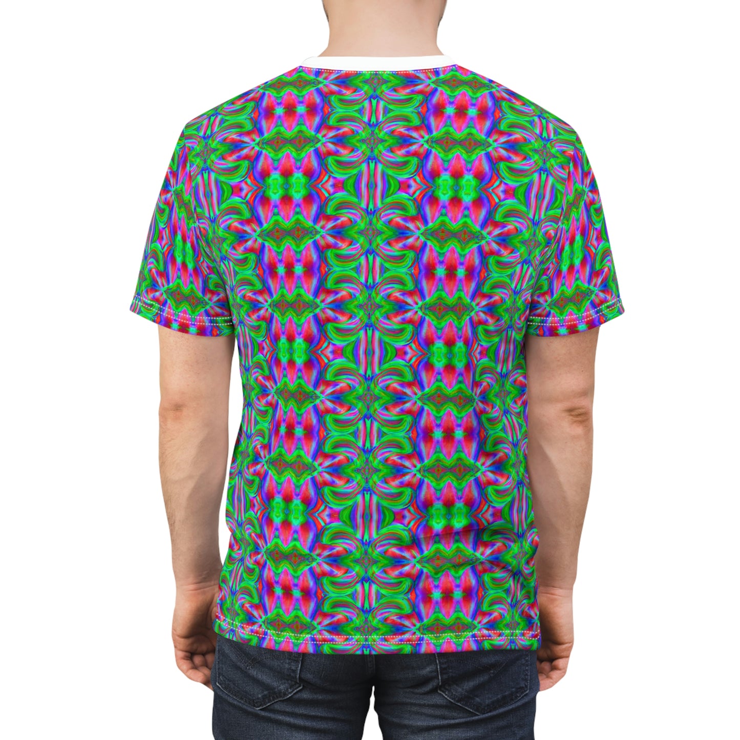 Hyperwave Tie-Dye 6 - AI Art - T-Shirt