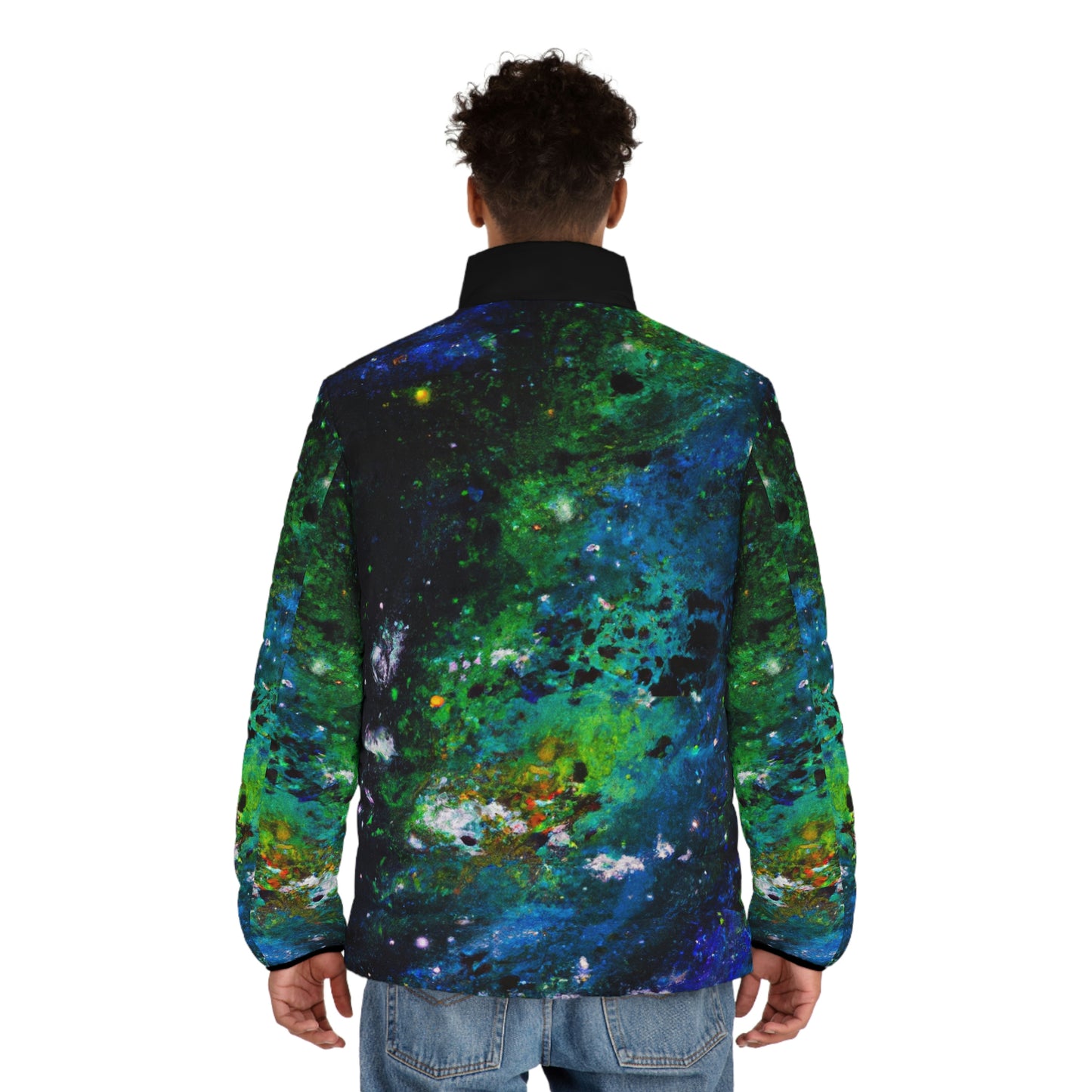 Nebula 1 Spaceballer Jacket - AI Art - Men's Puffer Jacket