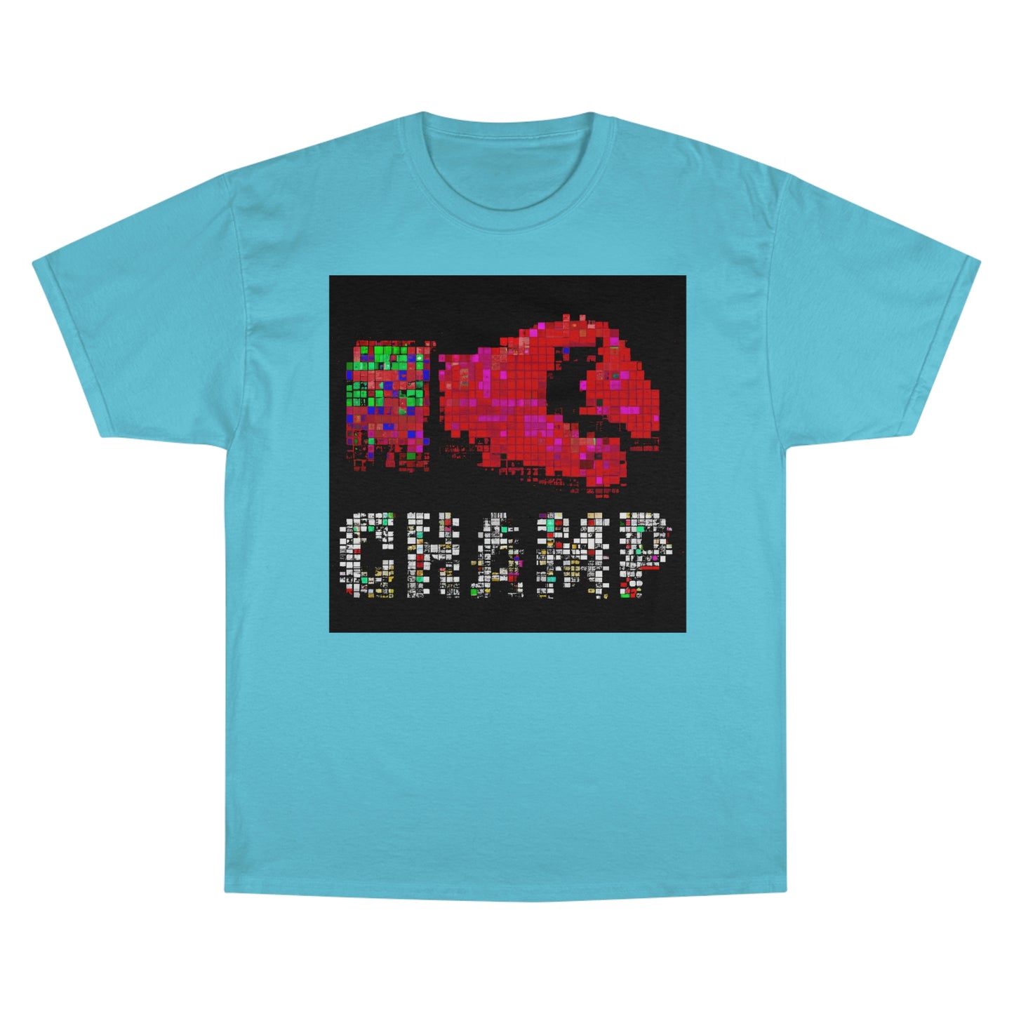 CHAMP (Alt Logo 3 Pixel) - AI Art - Champion T-Shirt