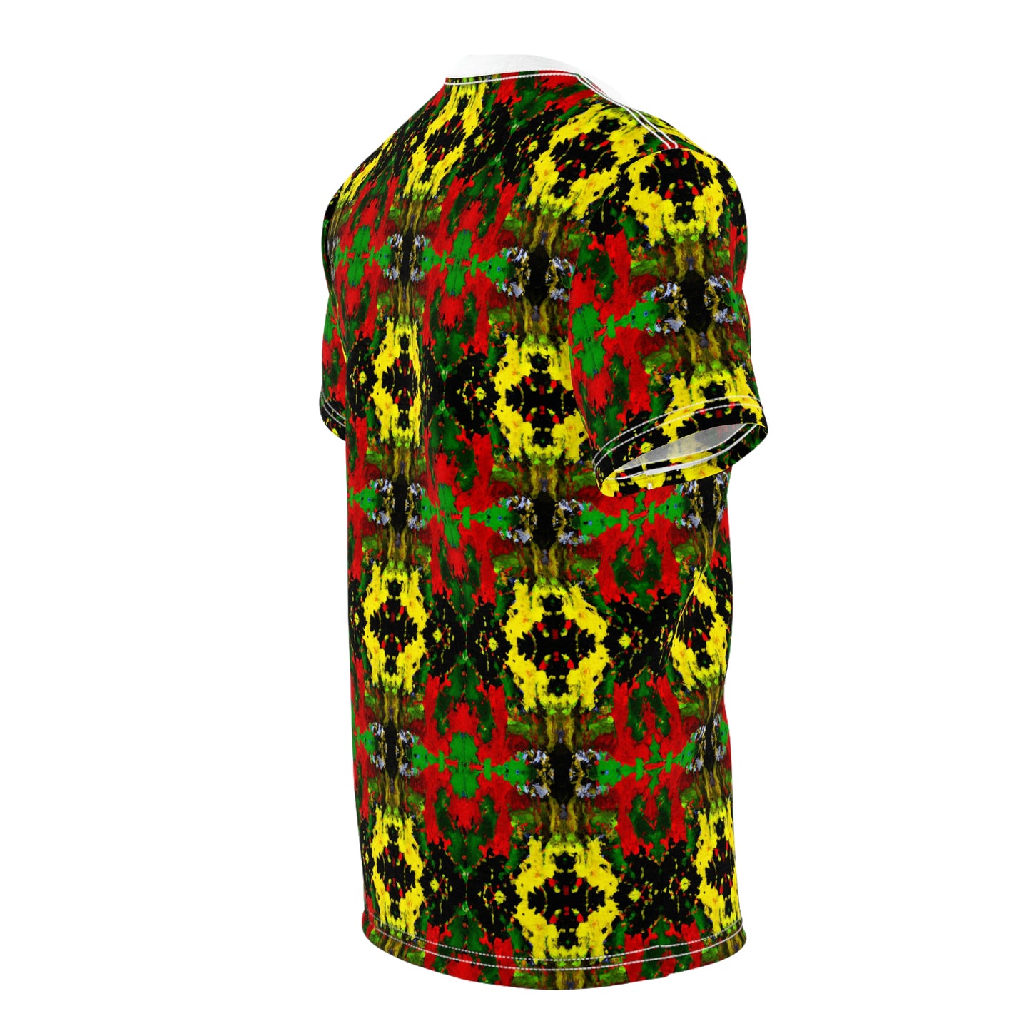 Rasta Kaleidescope 3 - AI Art - T-Shirt