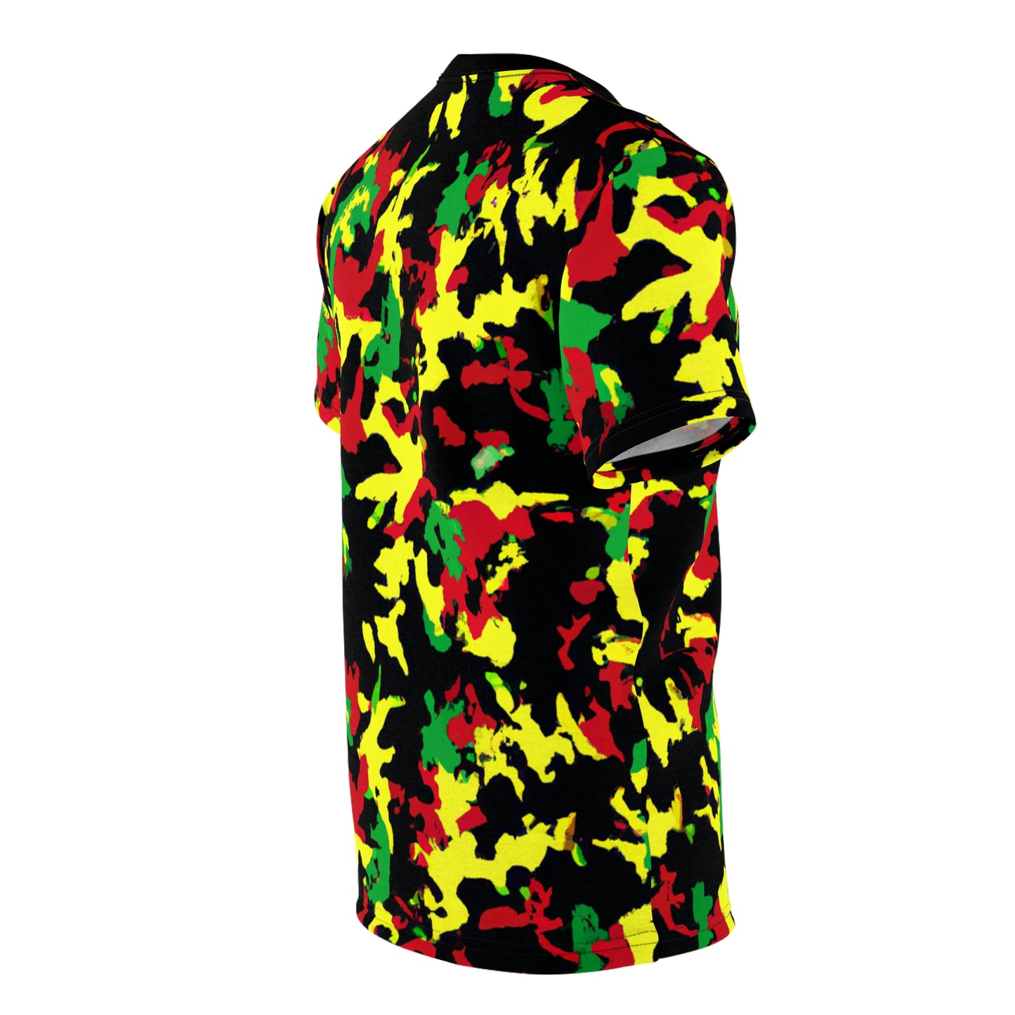 Rasta Camo - AI Art - T-Shirt