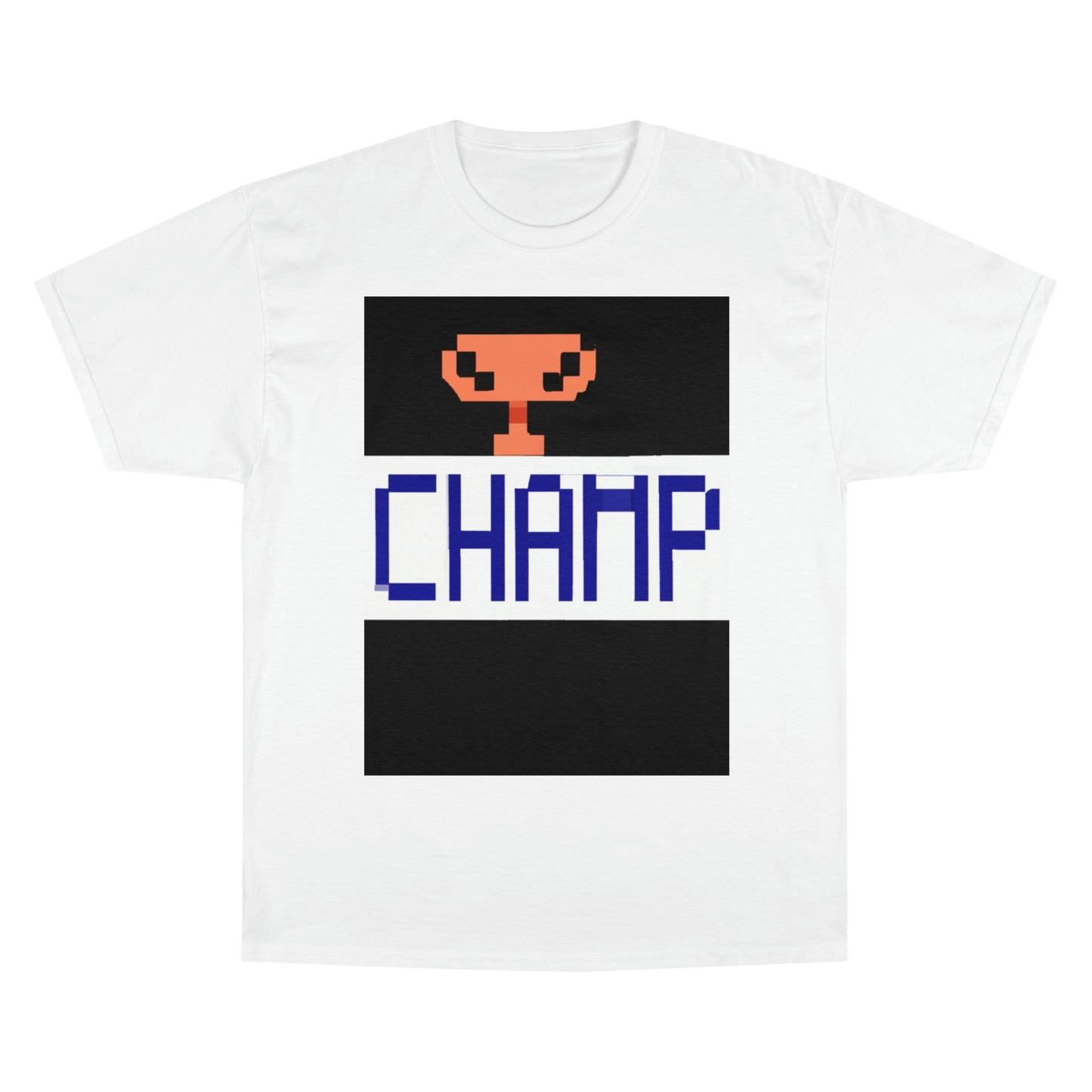 CHAMP Trophy Logo (Pixel) - AI Art - Champion T-Shirt