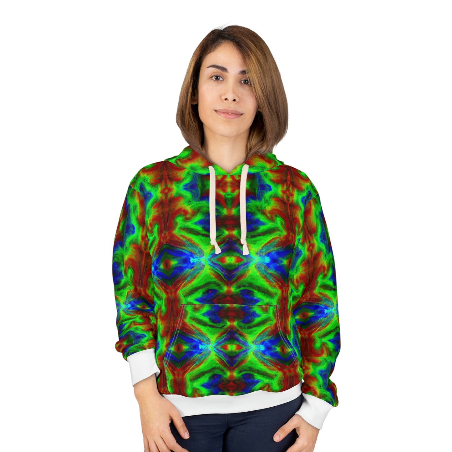 Hyperwave Deemster 1 - AI Art - Pullover Hoodie