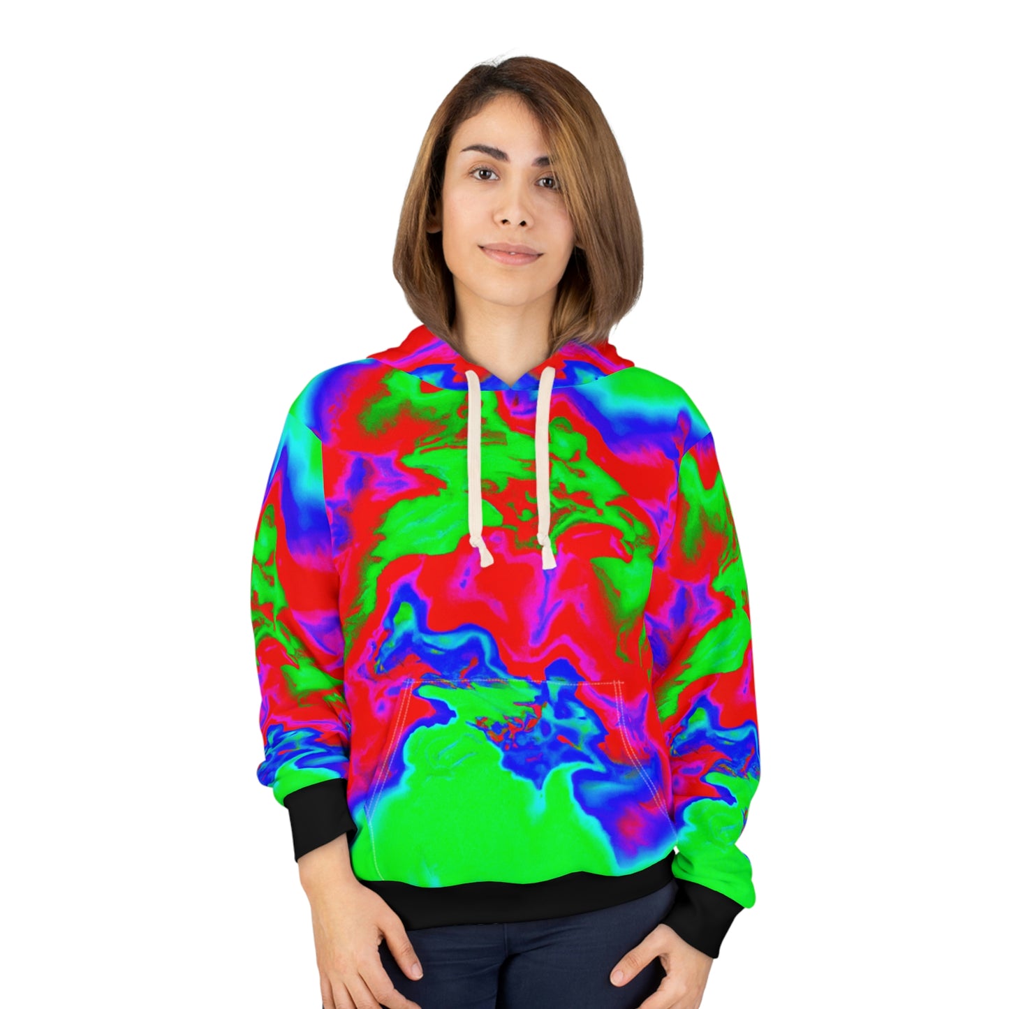 Topographical Radar - AI Art - Pullover Hoodie